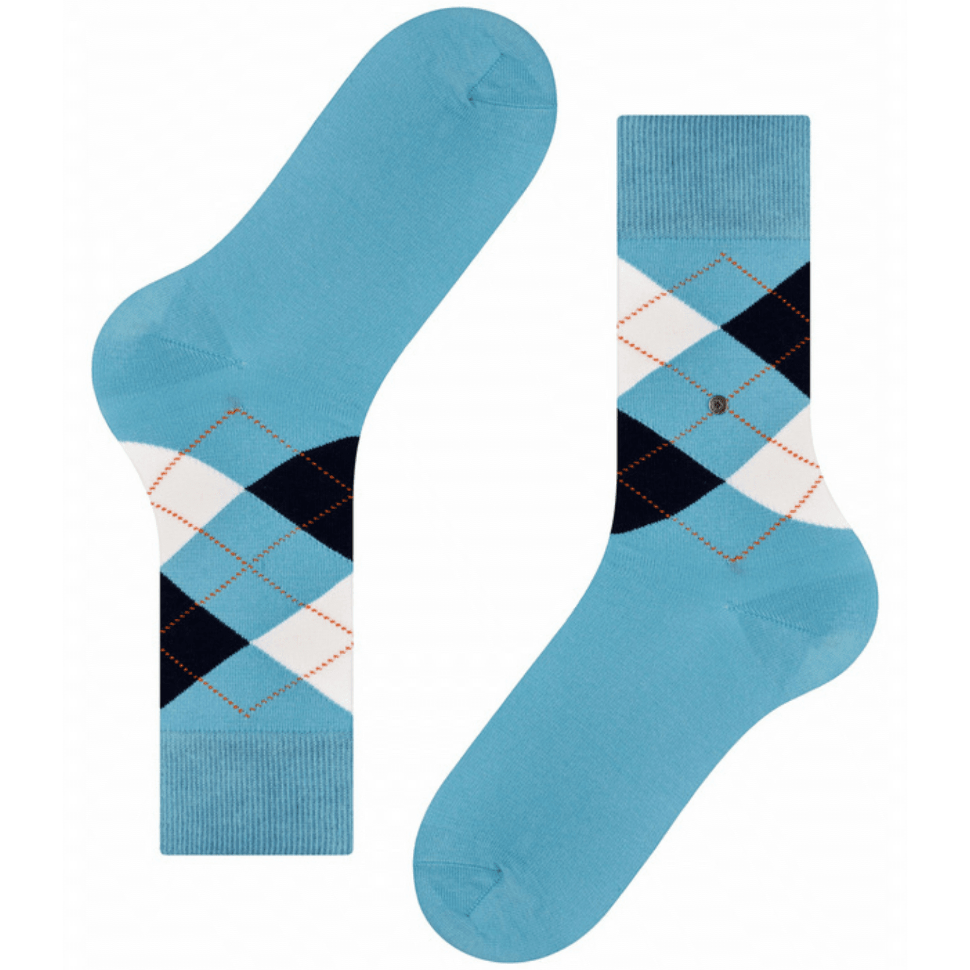 King Socks - Aqua and Navy