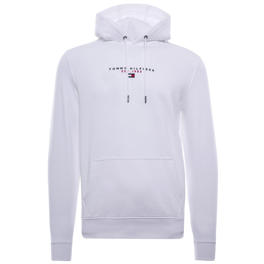 Essential Organic Cotton Terry Hoodie - White