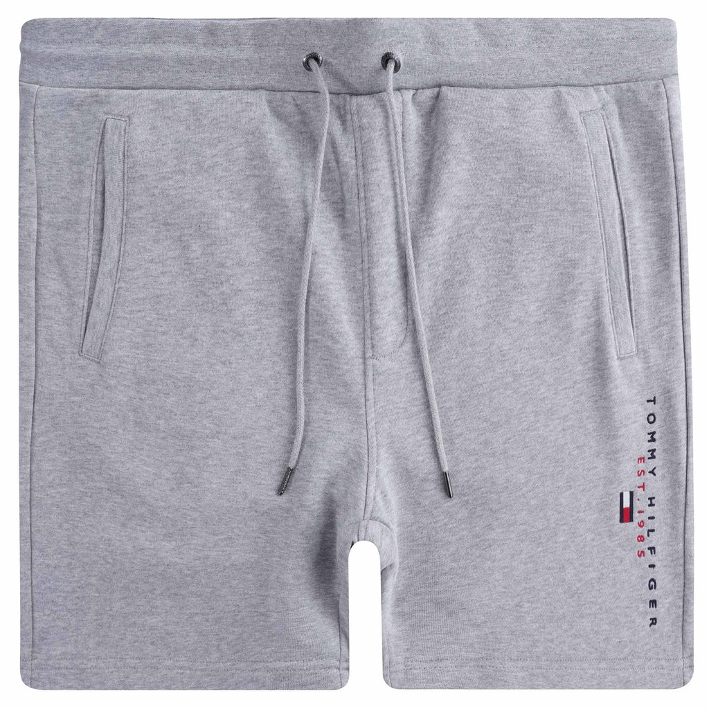 Essential Organic Cotton Sweat Shorts - Light Grey
