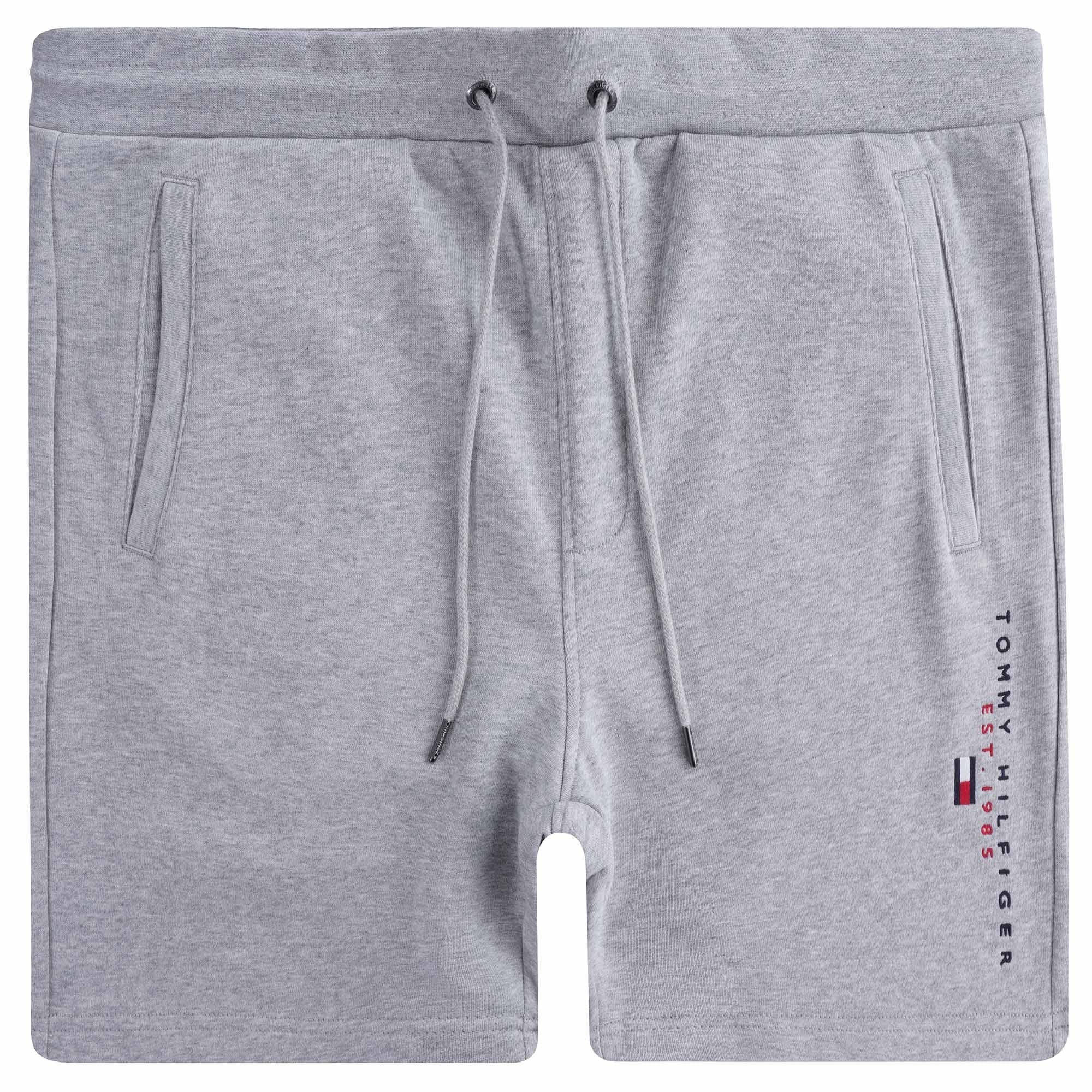 Essential Organic Cotton Sweat Shorts - Light Grey