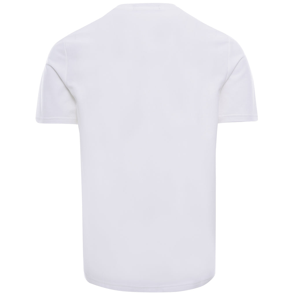 Refined Piqu Striped T-Shirt - Snow White