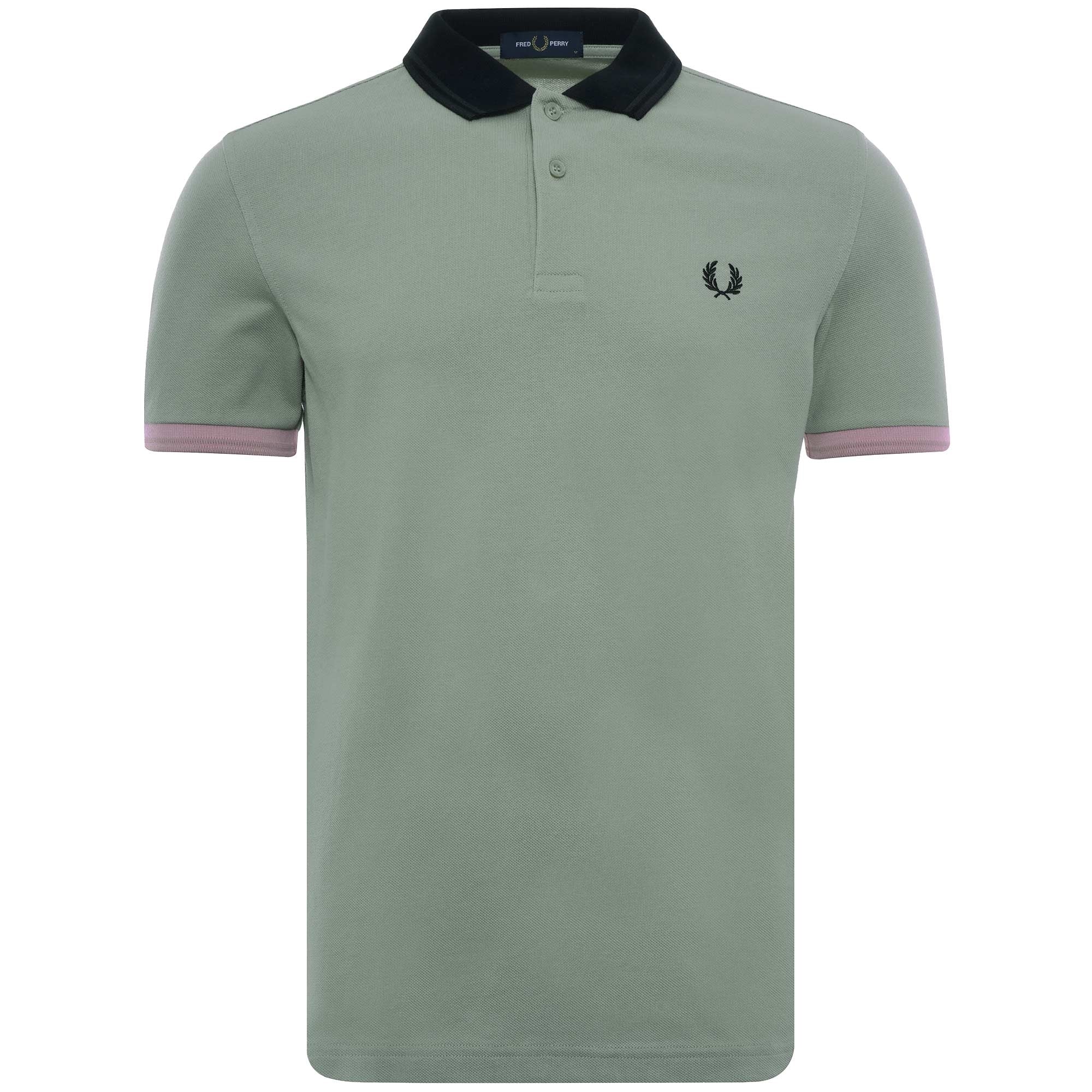 Contrast Trim Polo Shirt - Seagrass