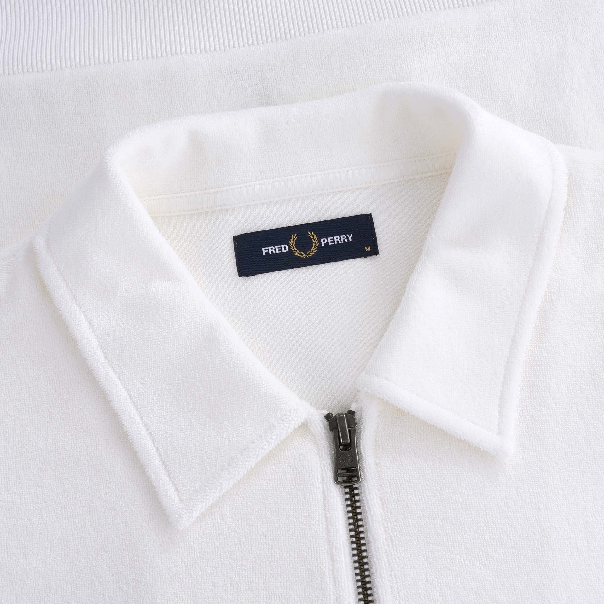 Towelling Track Jacket - Snow White