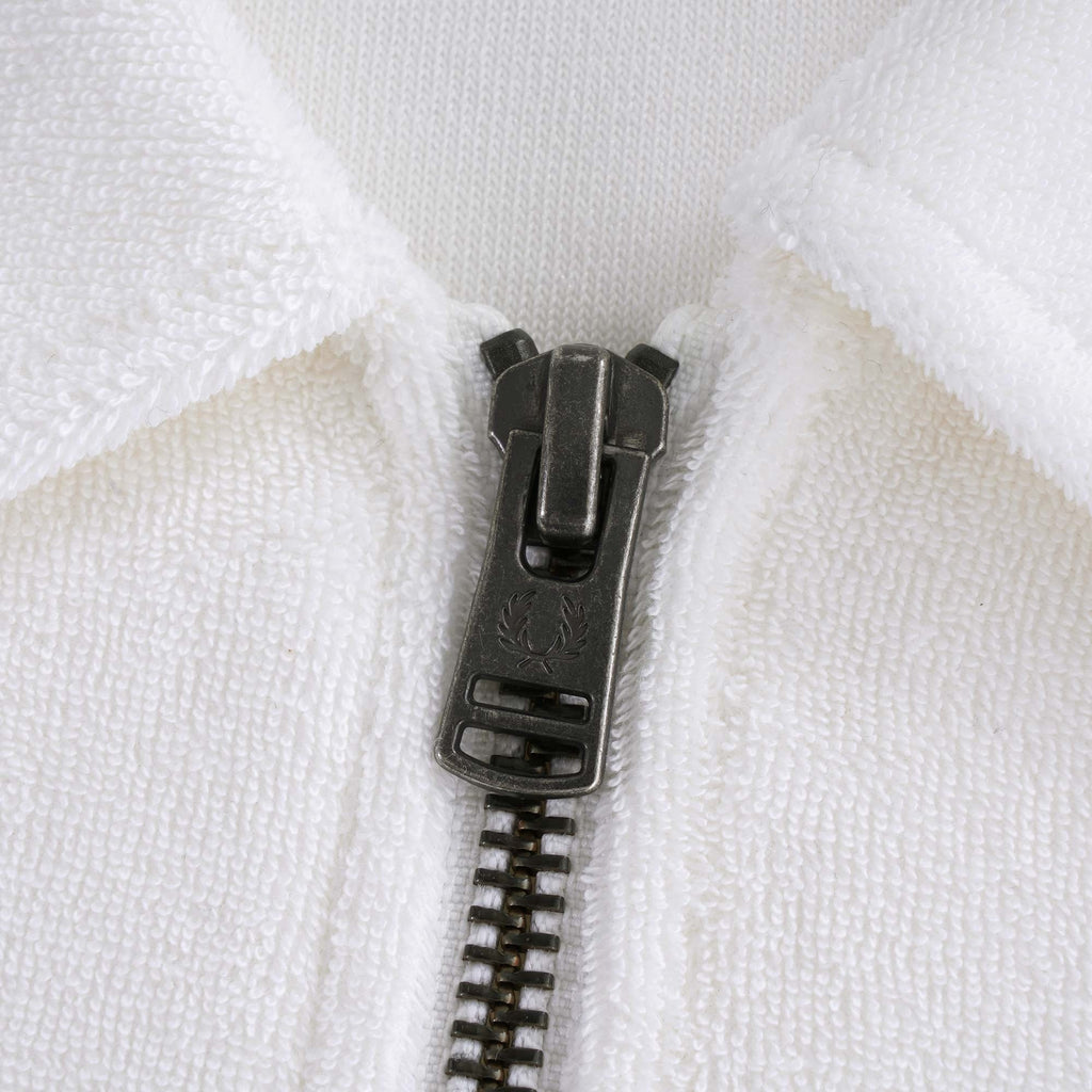 Towelling Track Jacket - Snow White