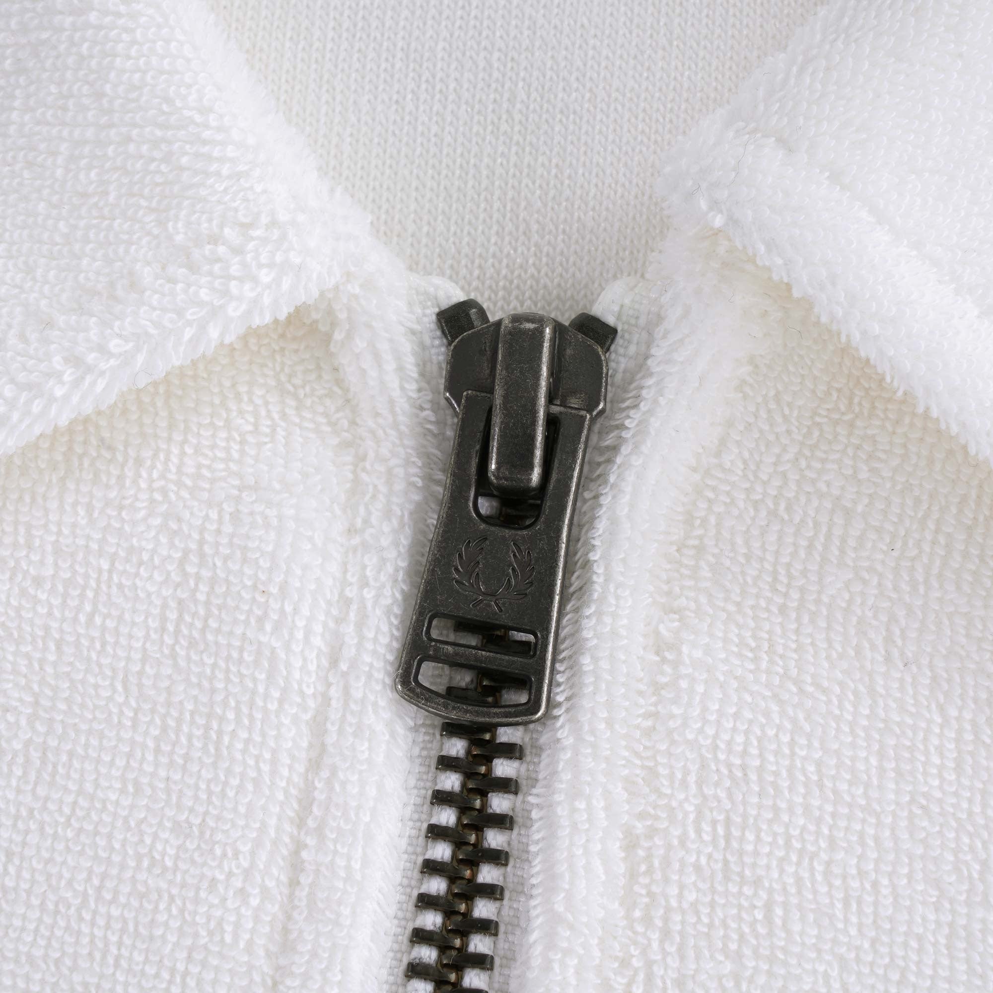 Towelling Track Jacket - Snow White