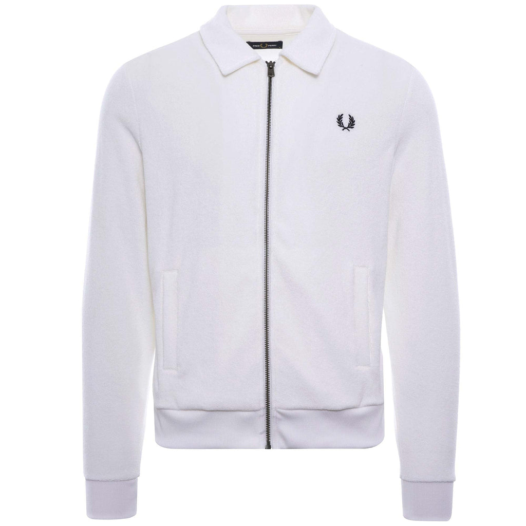 Towelling Track Jacket - Snow White