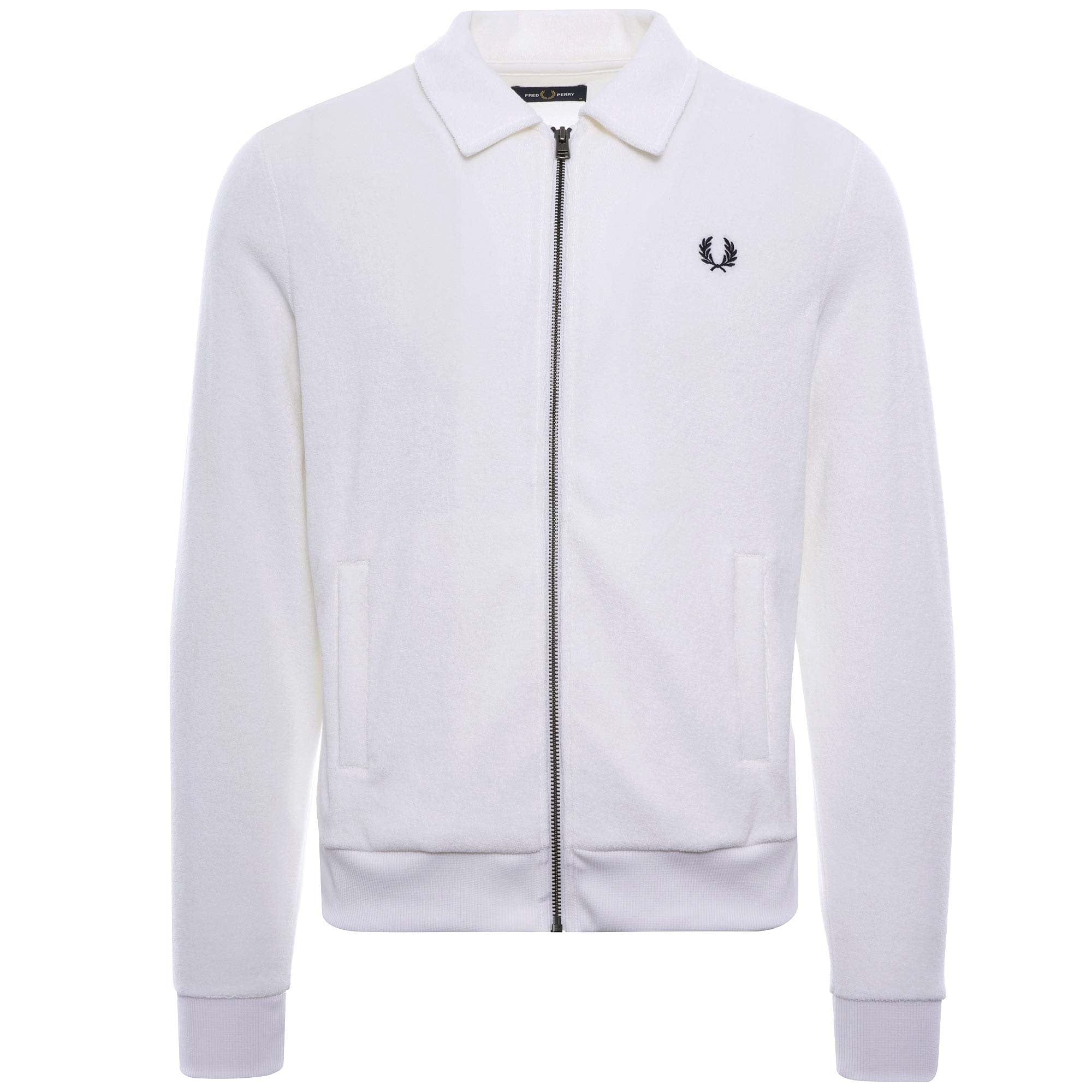 Towelling Track Jacket - Snow White