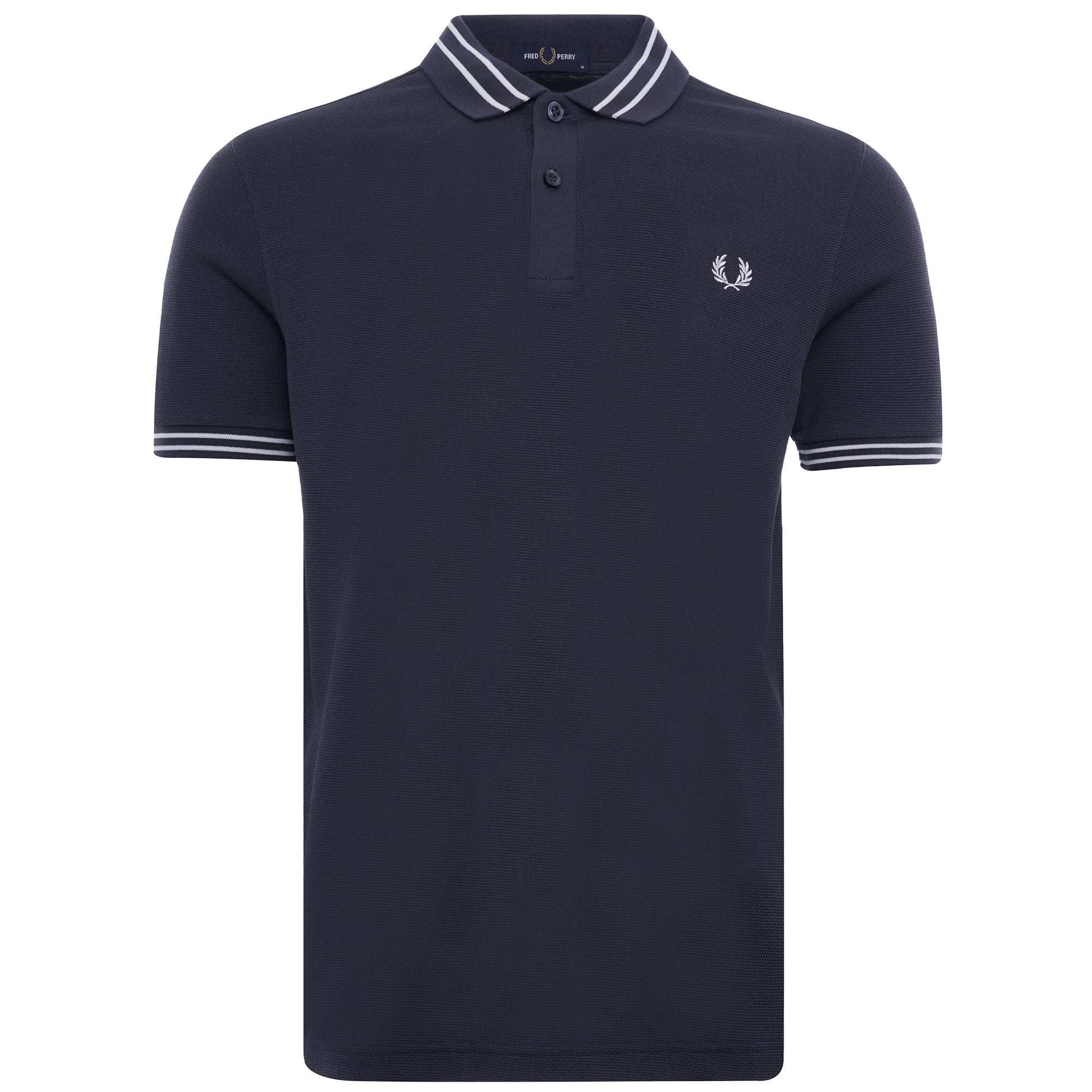 Textured Panel Polo Shirt - Dark Airforce
