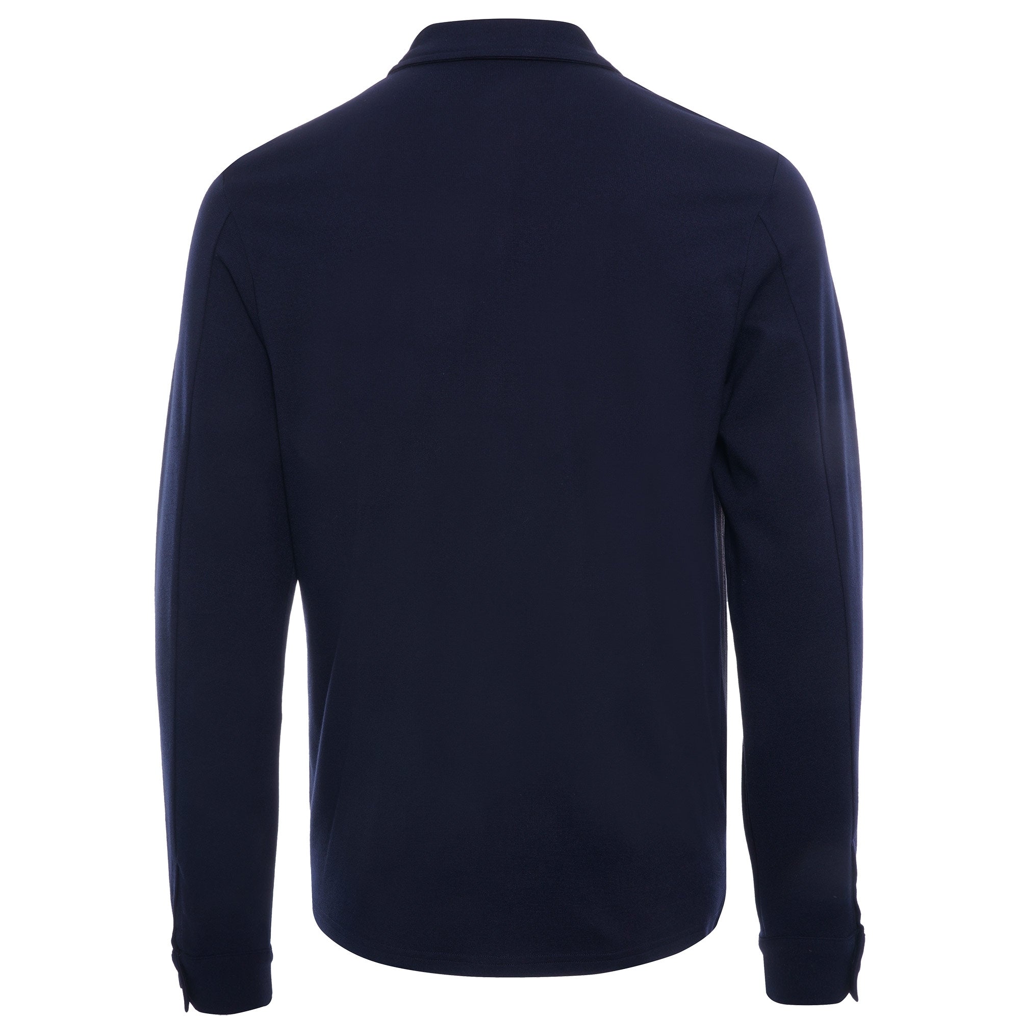 Knitted Panel Track Jacket - Navy