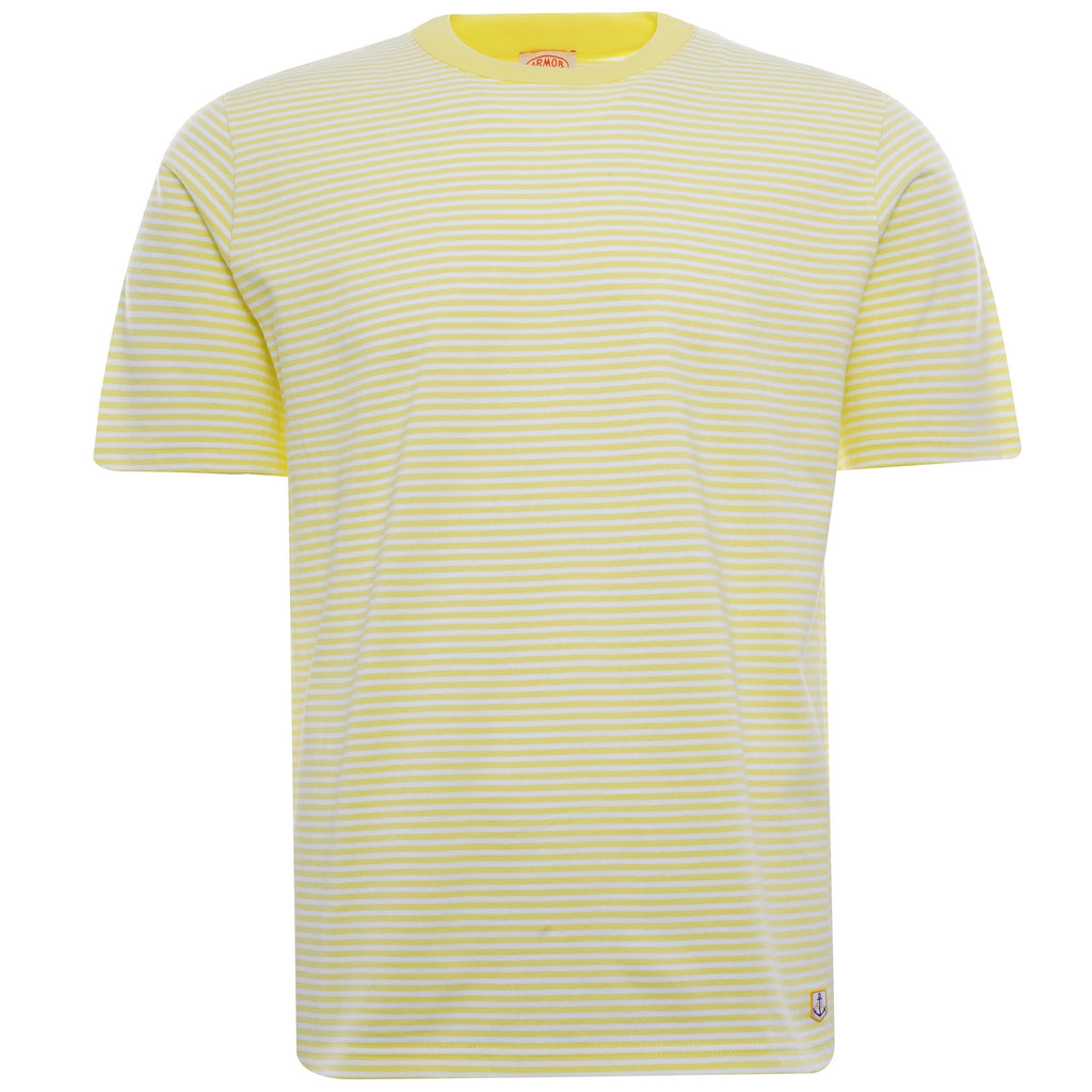 Striped Heritage T-Shirt - Yellow/White