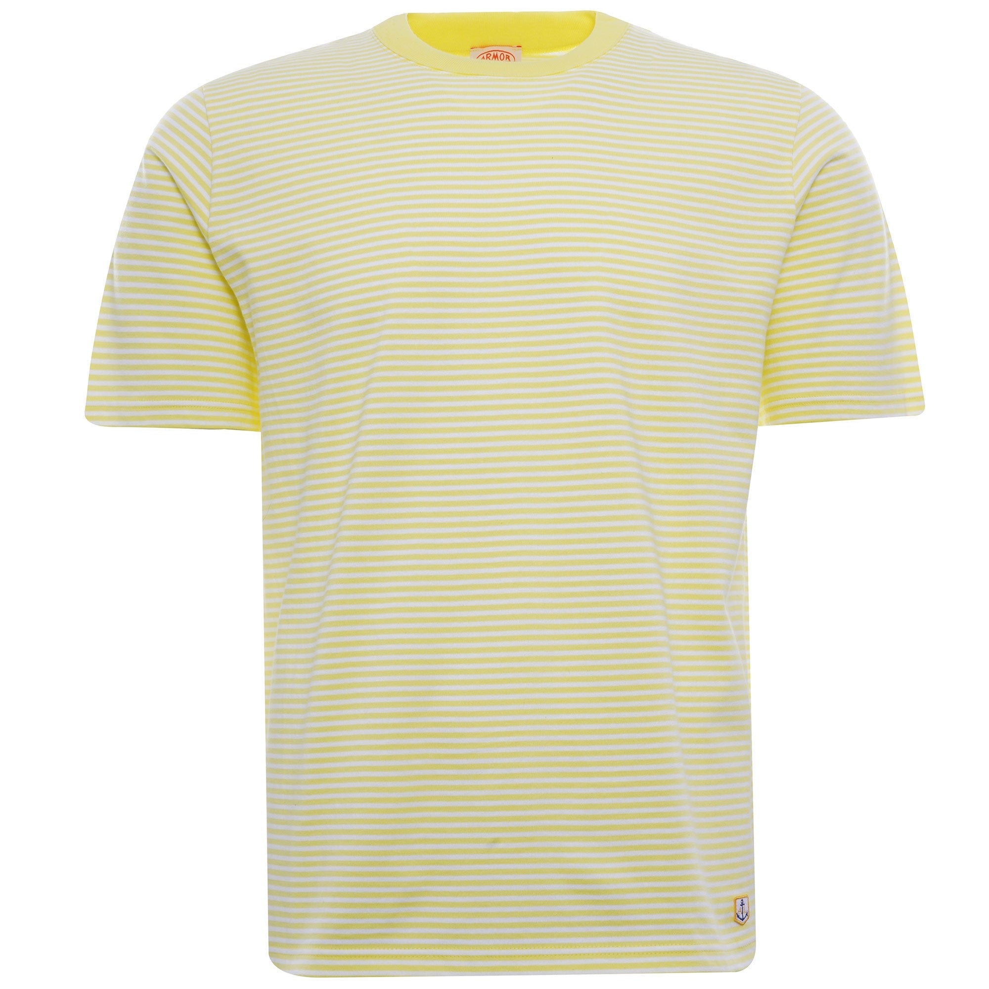 Striped Heritage T-Shirt - Yellow/White