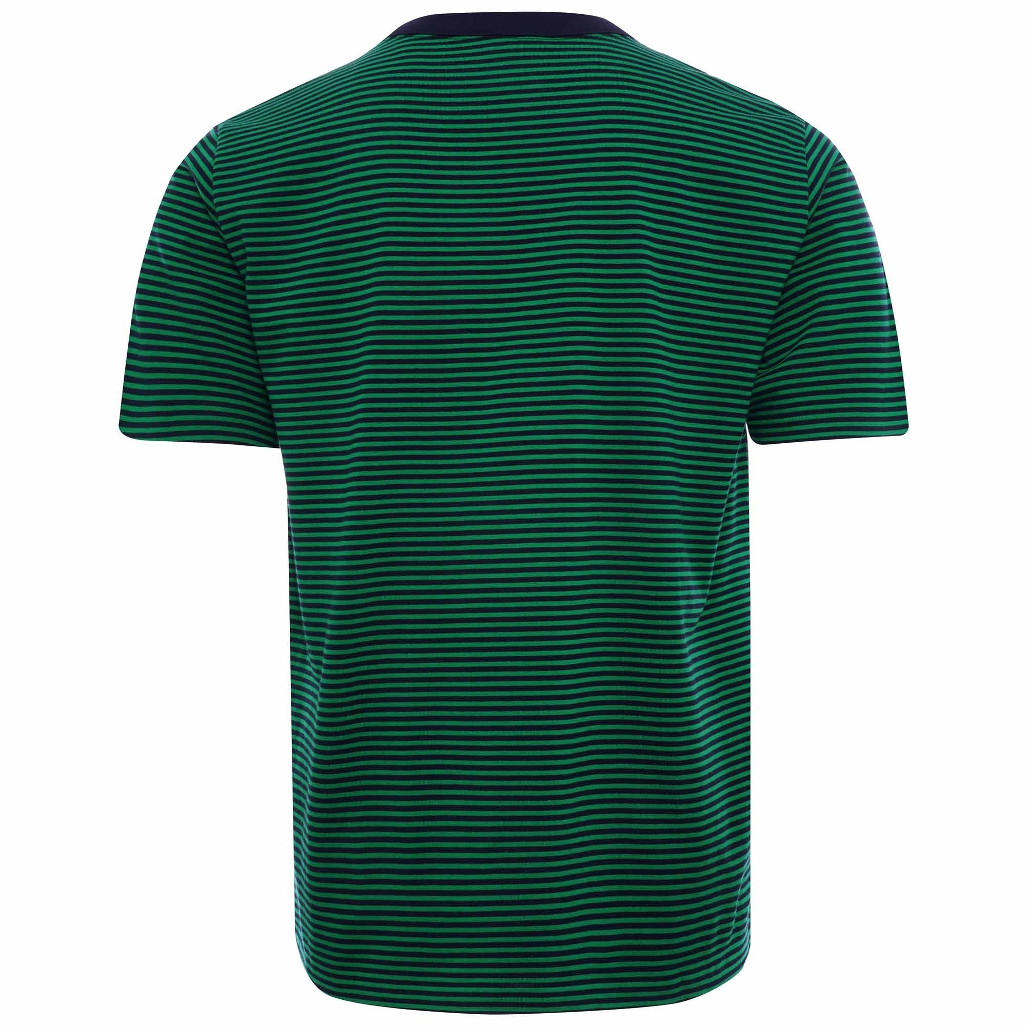 Striped Heritage T-Shirt - Navy/Billard