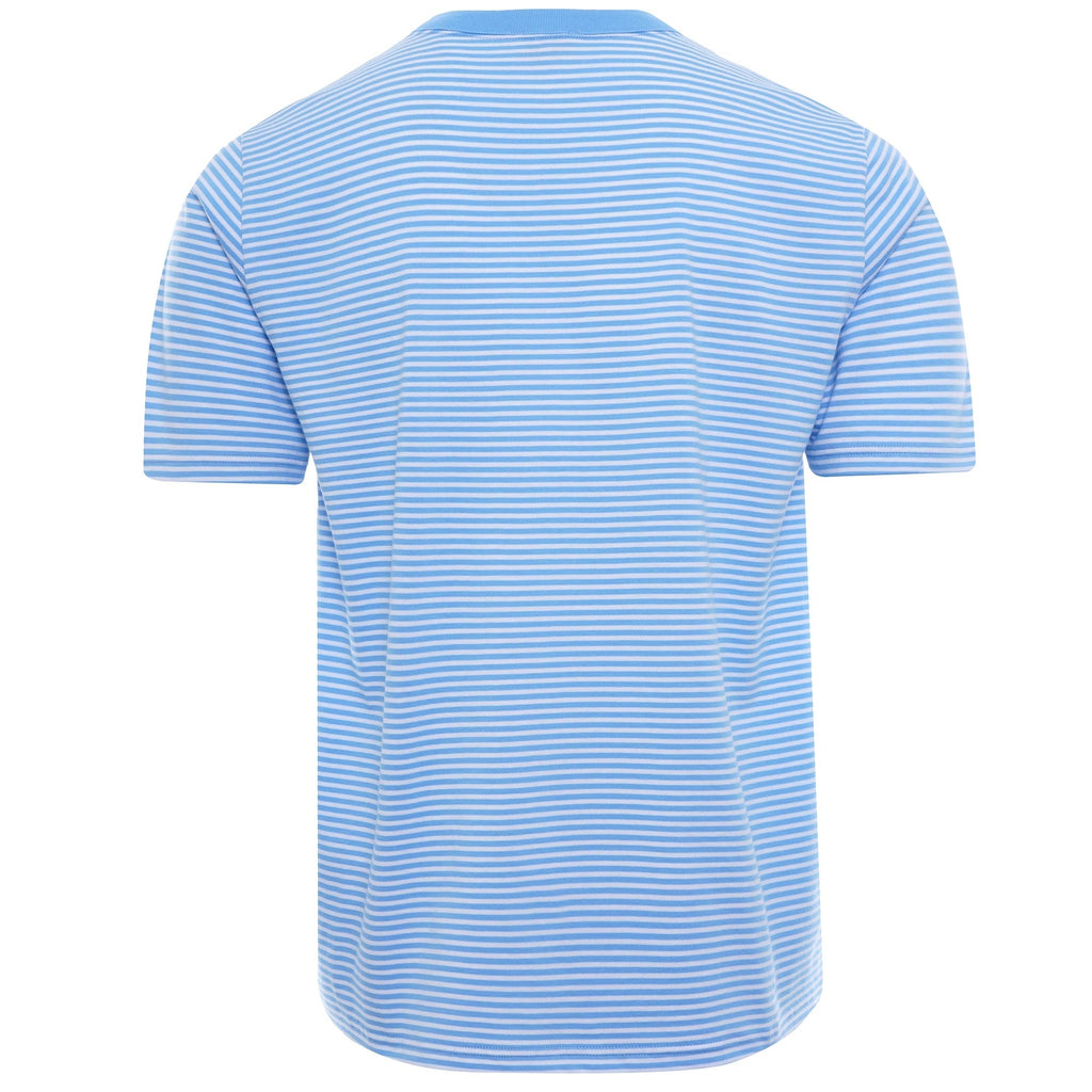 Striped Heritage T-Shirt - Light Blue/White