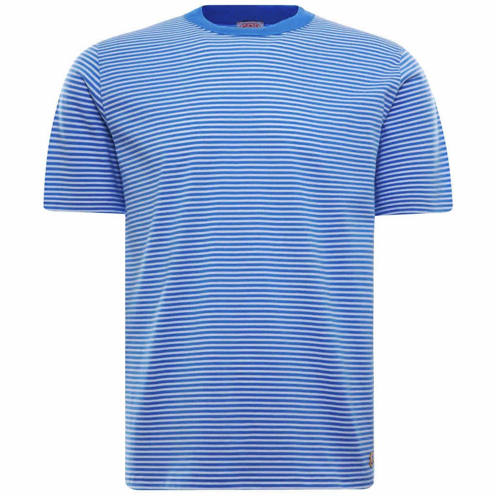 Striped Heritage T-Shirt - Ozero/Blanc