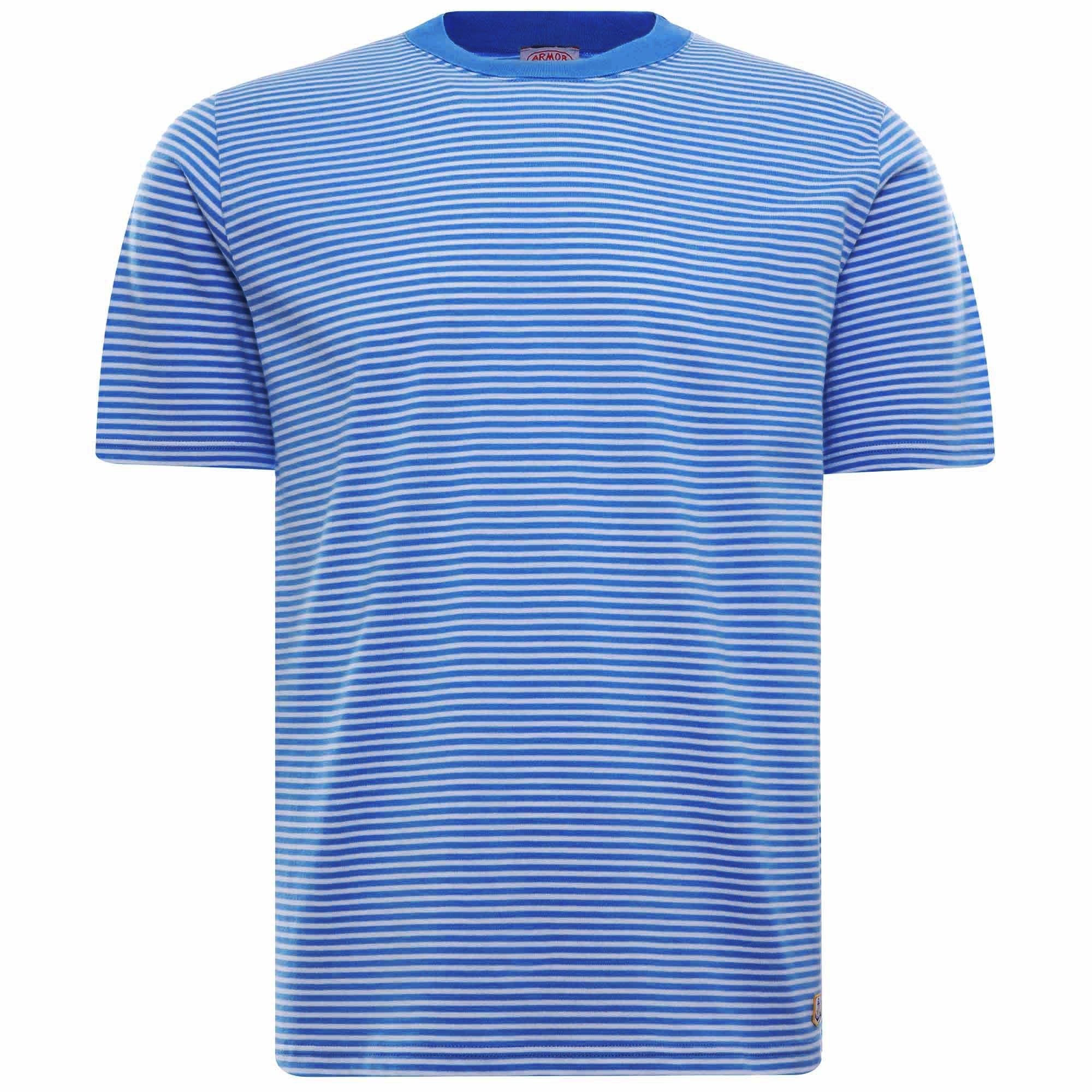 Striped Heritage T-Shirt - Ozero/Blanc