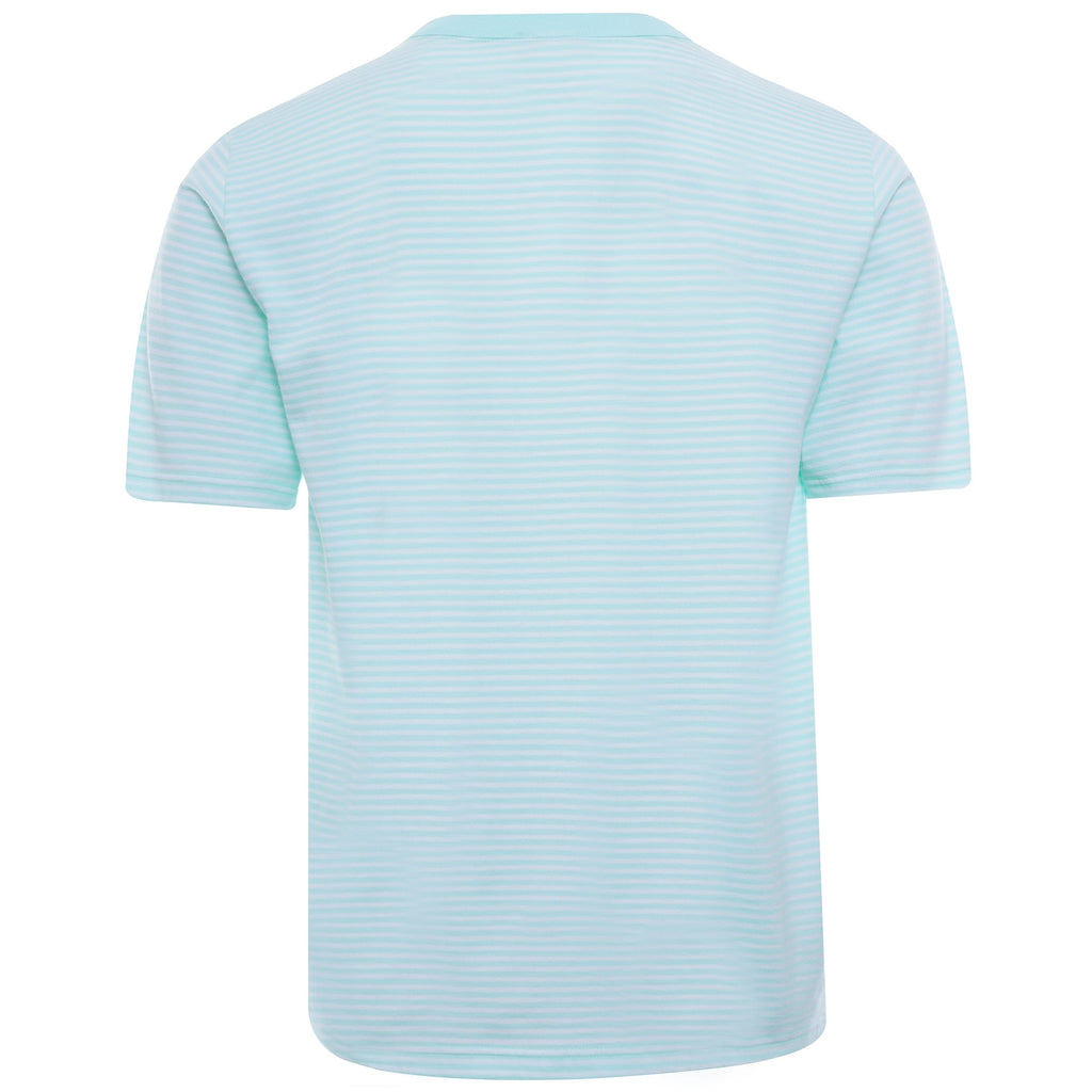 Striped Heritage T-Shirt - Eau/Blanc