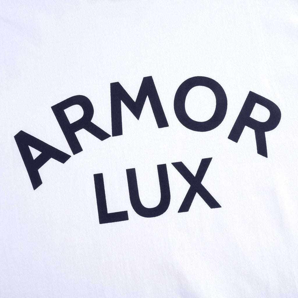 Heritage Cotton Logo T-Shirt - Blanc