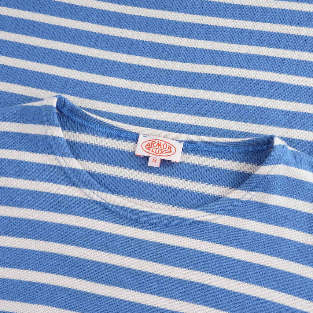 Organic Cotton L/S Mariniere Heritage T-Shirt - Ozero/Nature