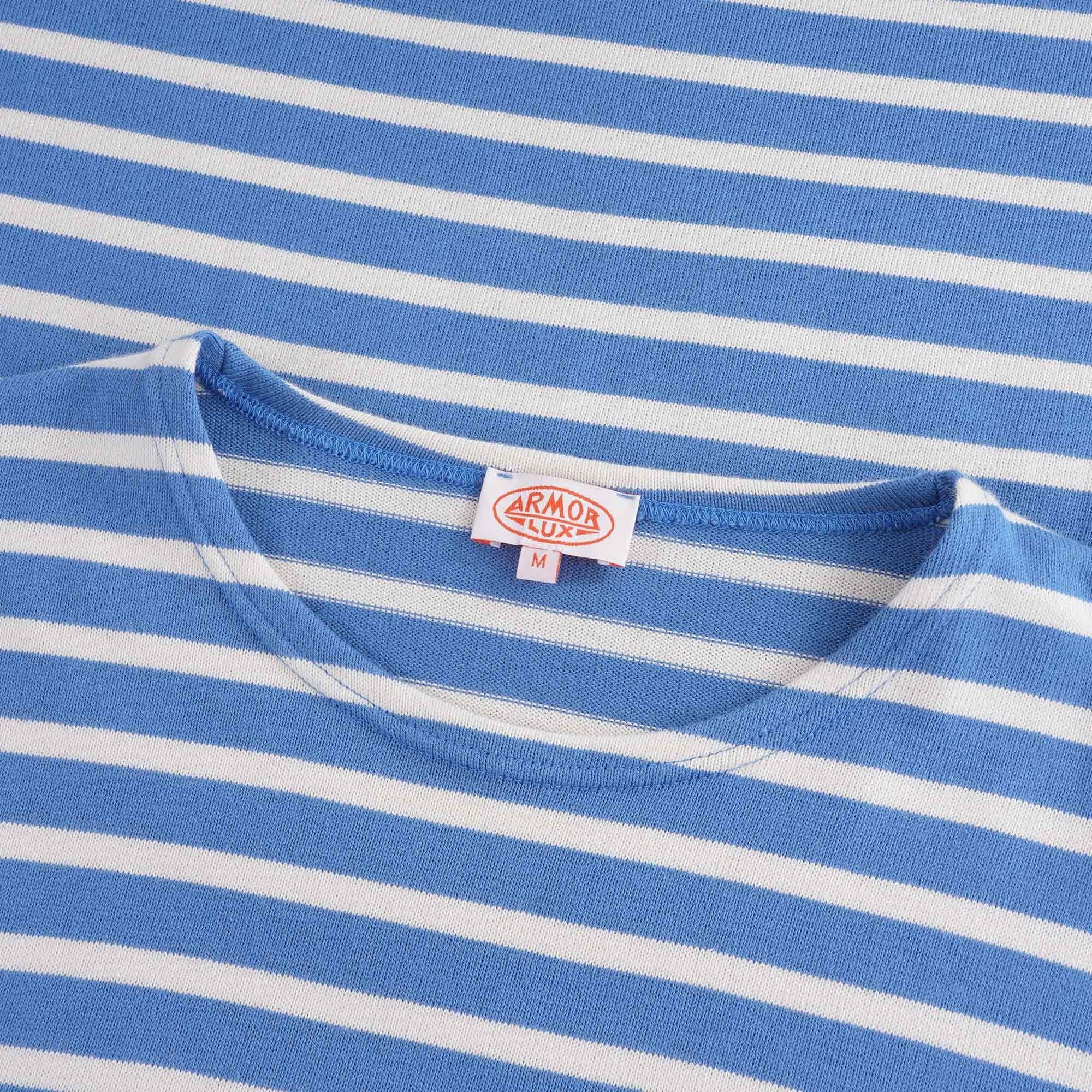 Organic Cotton L/S Mariniere Heritage T-Shirt - Ozero/Nature