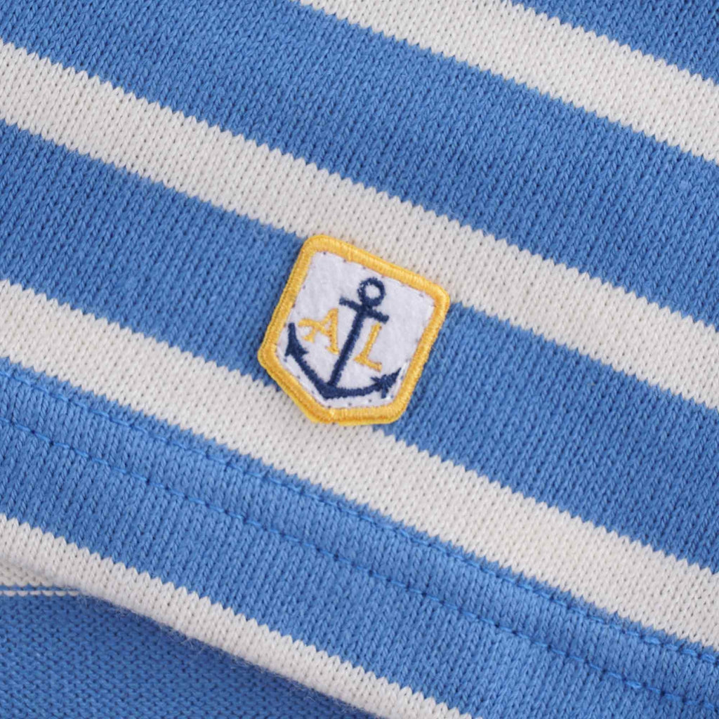 Organic Cotton L/S Mariniere Heritage T-Shirt - Ozero/Nature