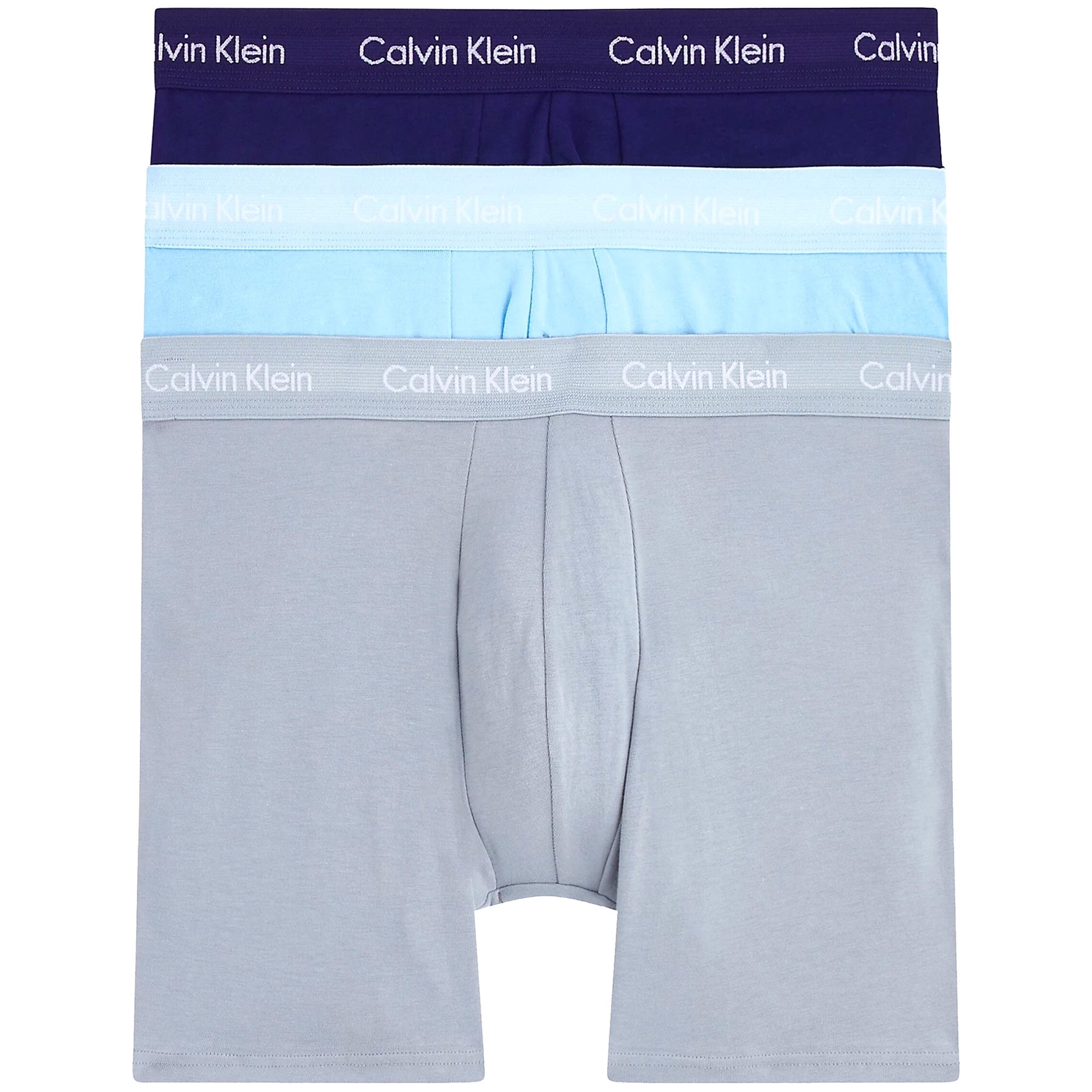 3 Pack Boxer Briefs - Blue, Grey and Navy