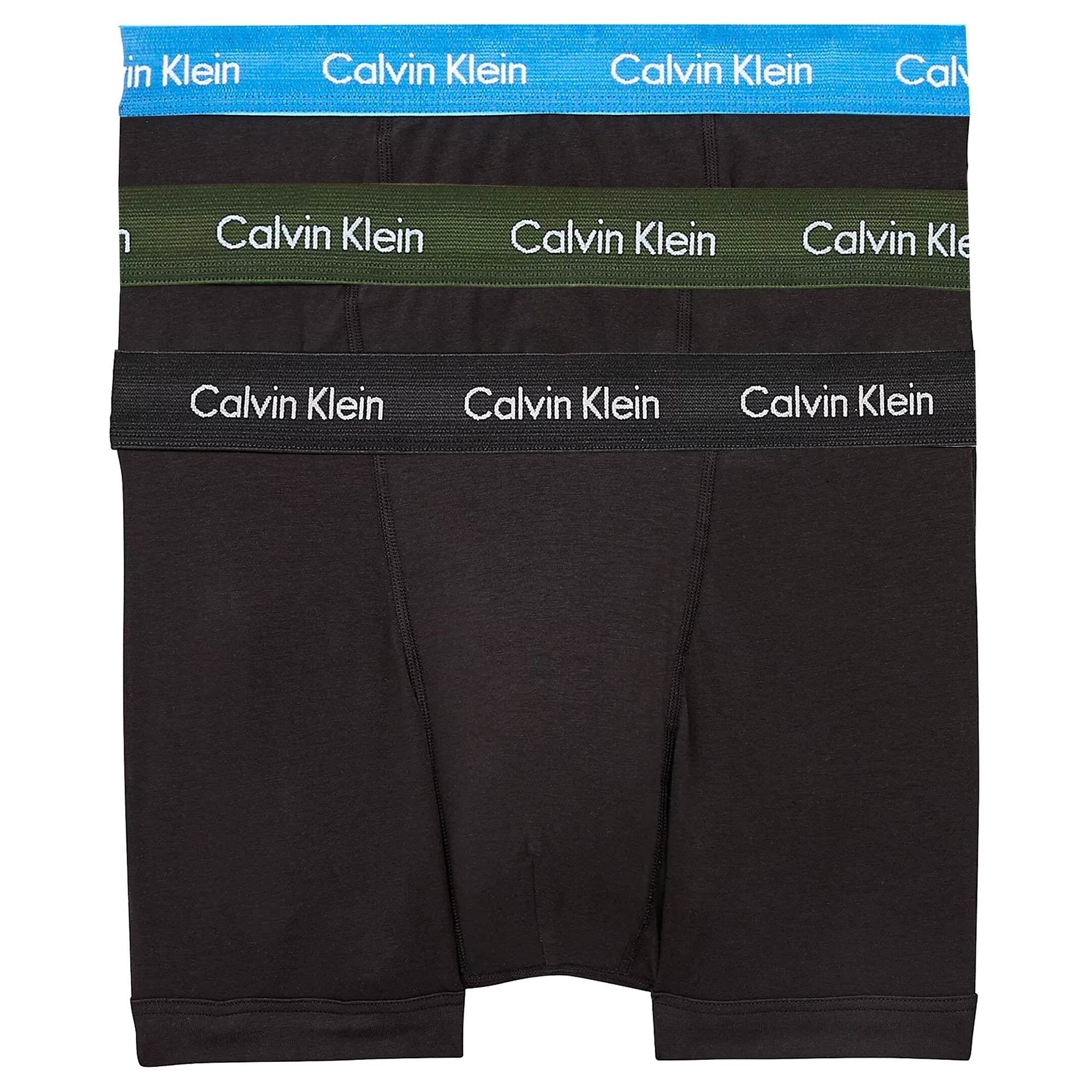 3 Pack Boxer Briefs - Blue, Green and Navy