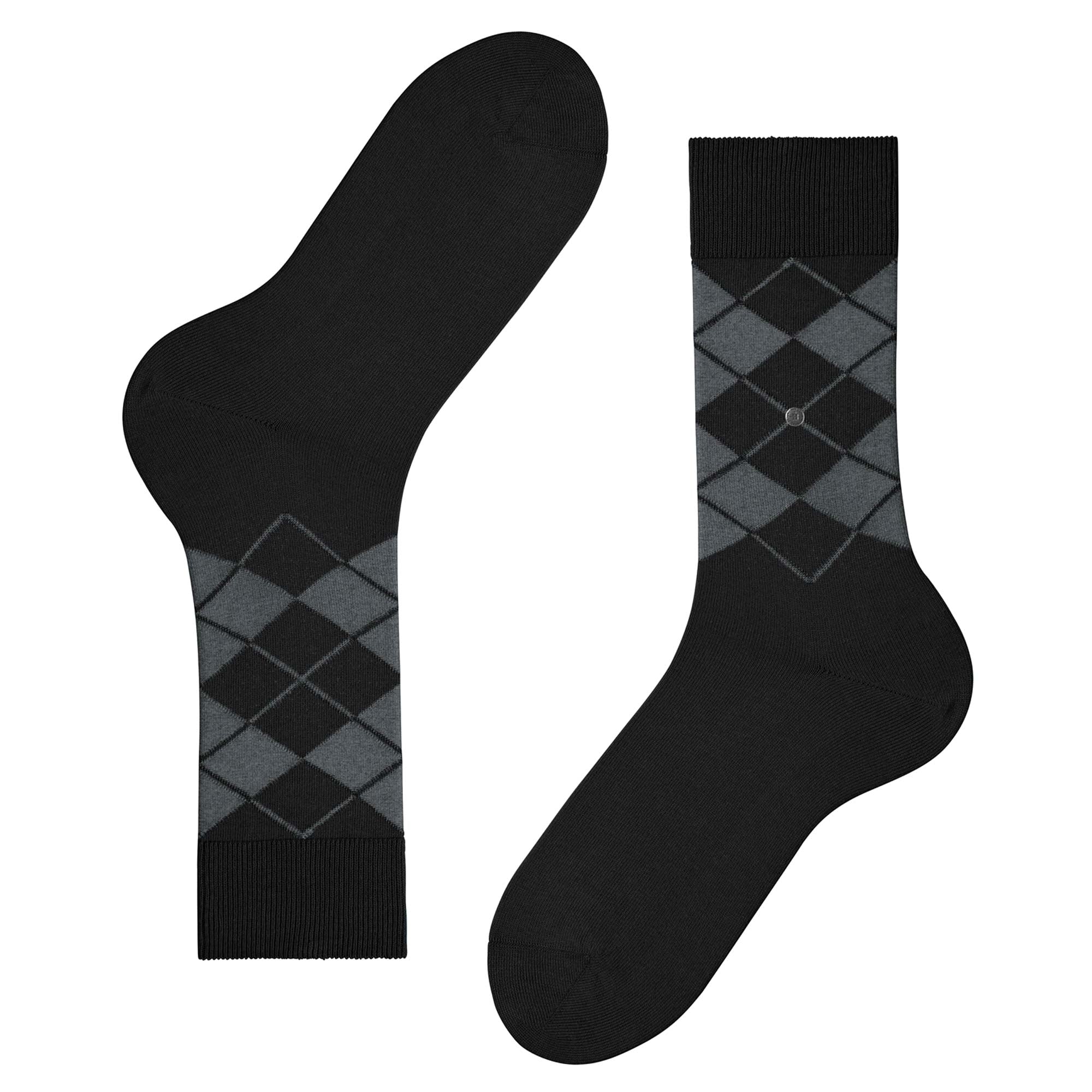 Bolton Mercerised Combed Cotton Socks - Black