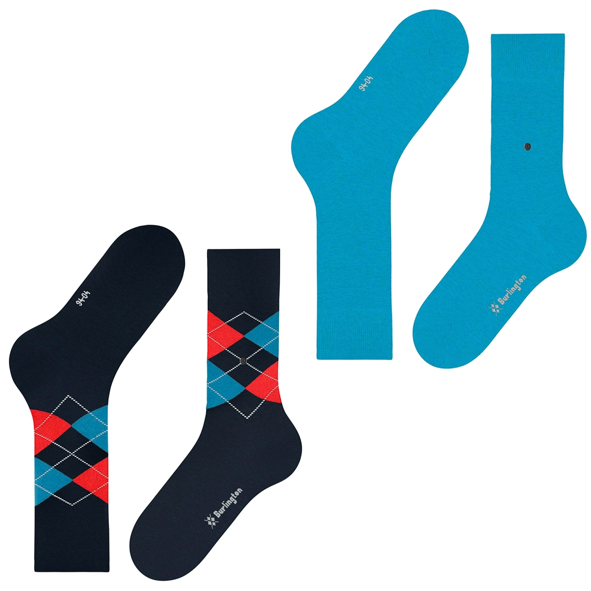 Everyday 2-Pack Men Socks - Blue Multi
