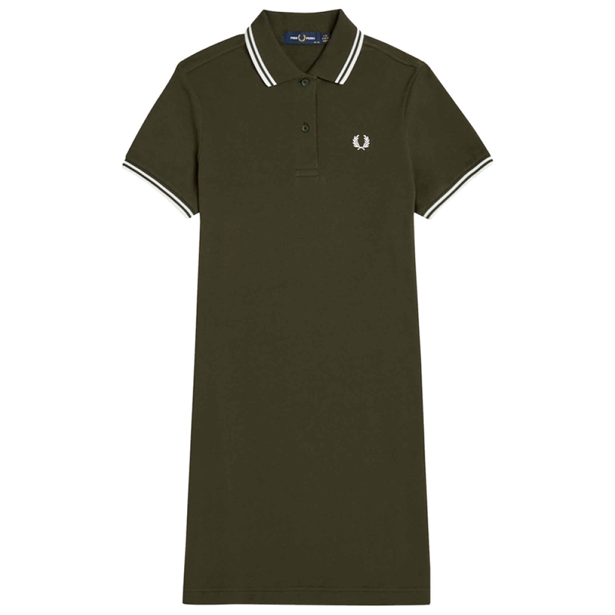 Twin Tipped Shirt Dress - Hunting Green