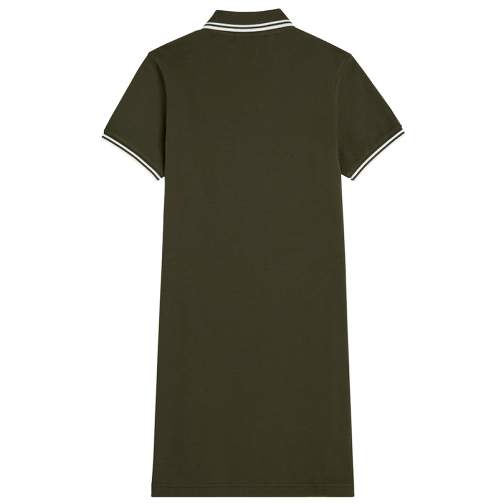 Twin Tipped Shirt Dress - Hunting Green