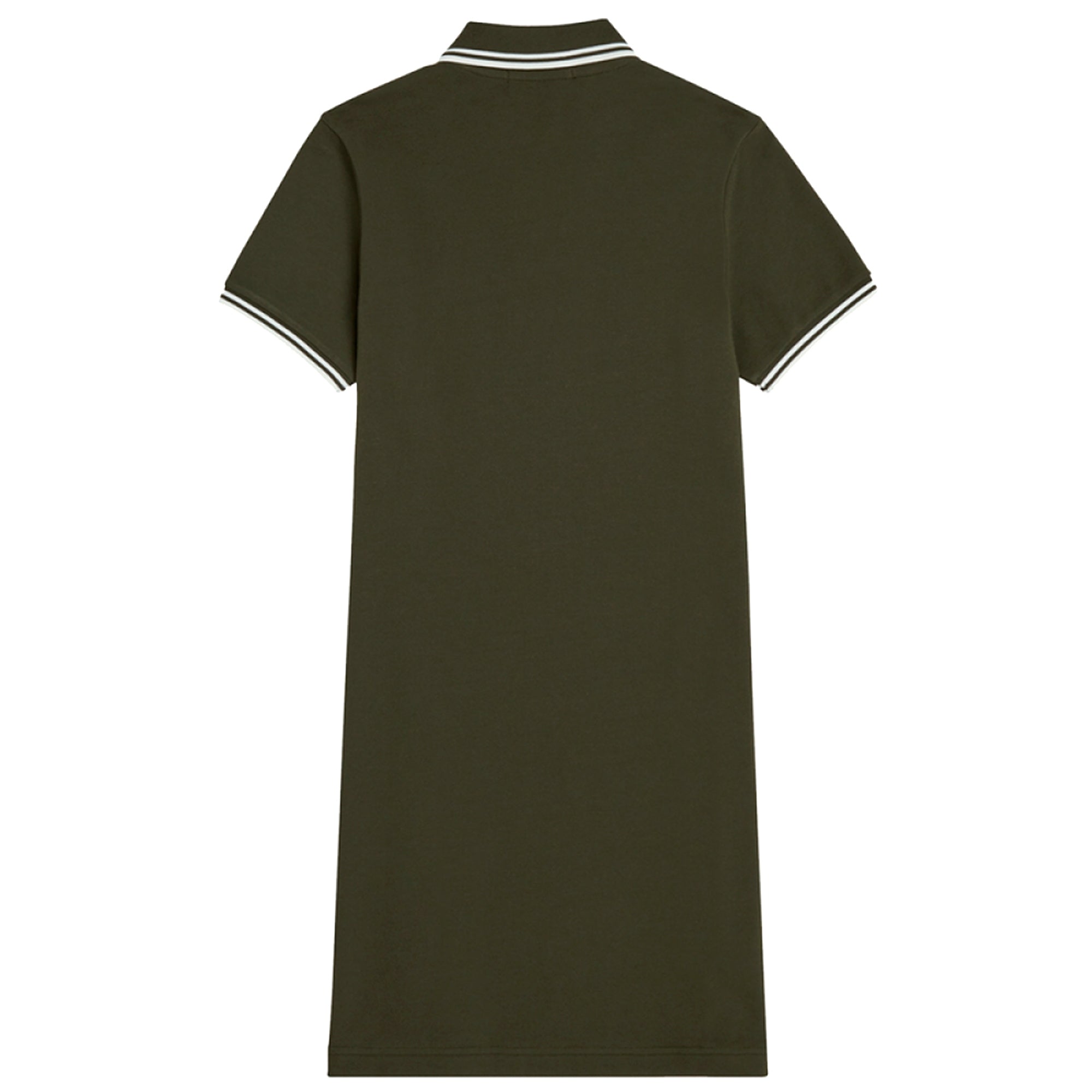 Twin Tipped Shirt Dress - Hunting Green