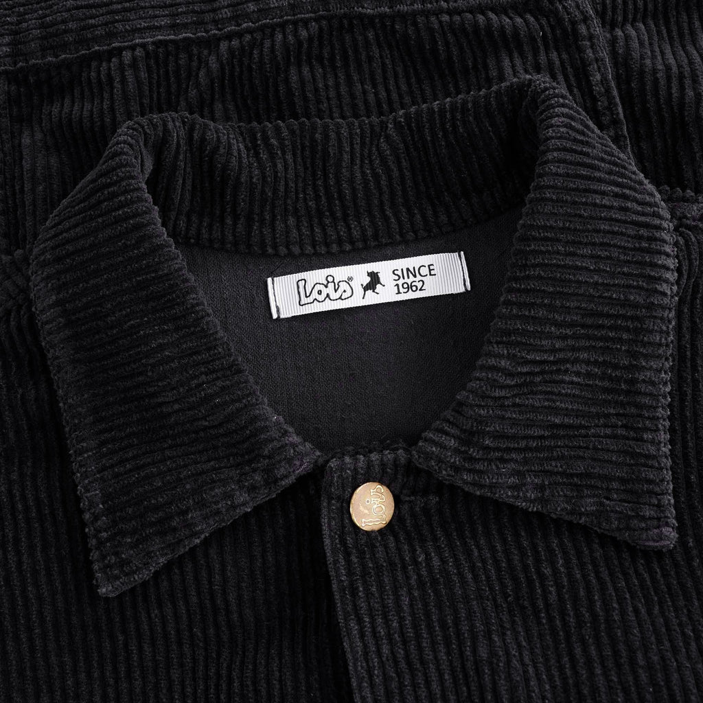 Tejana Jumbo Cord Jacket - Black