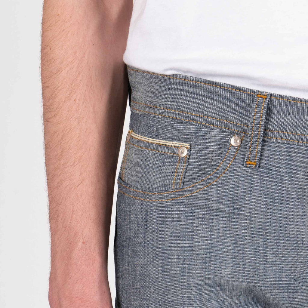 x Rick & Morty Easy Guy Mr. Poopy Butthole "Ohh Wee" Selvedge - Indigo