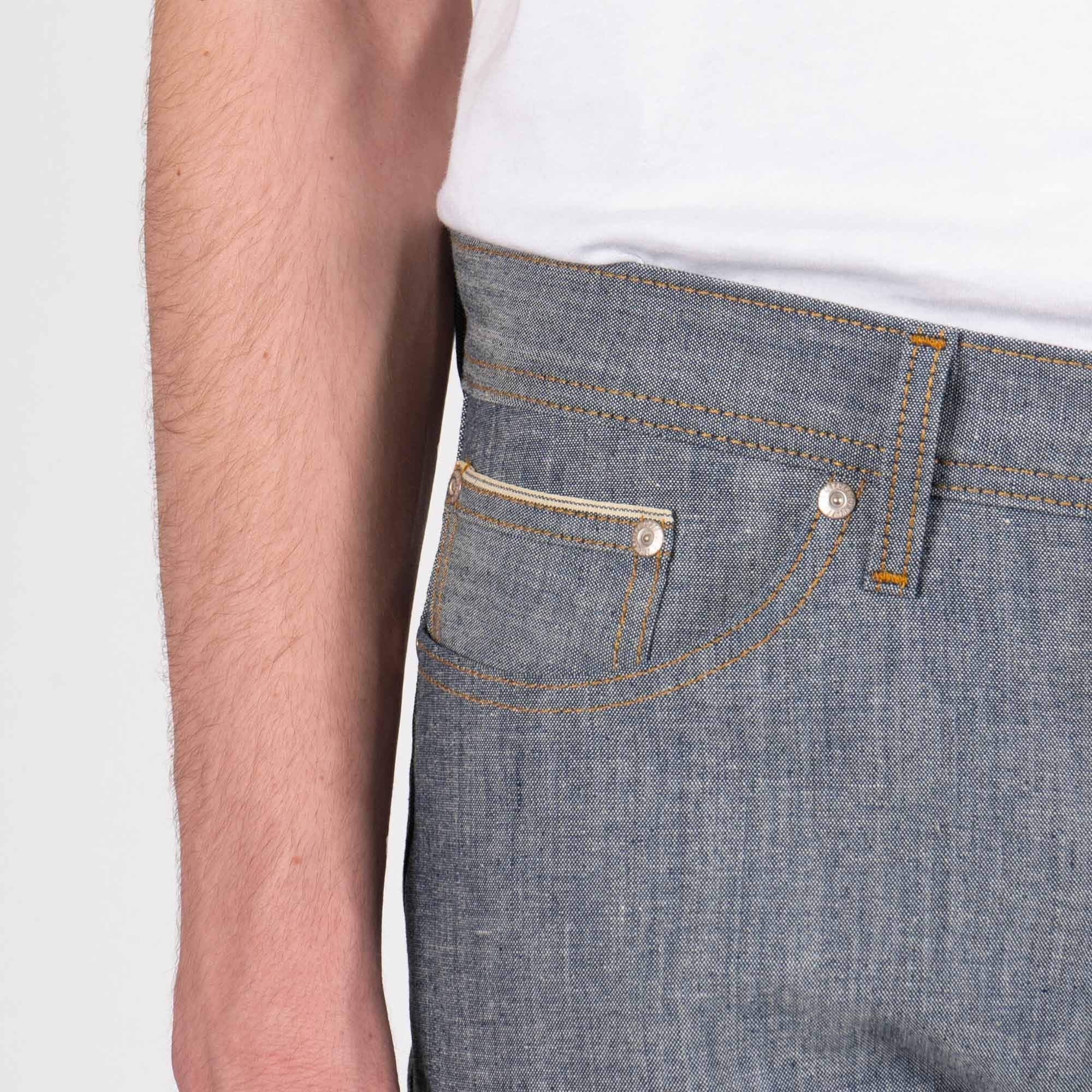 x Rick & Morty Easy Guy Mr. Poopy Butthole "Ohh Wee" Selvedge - Indigo