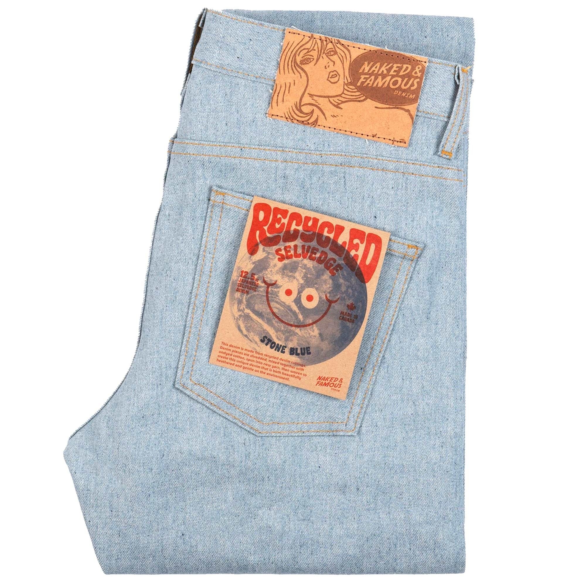 Super Guy Recycled Selvedge Jeans - Indigo