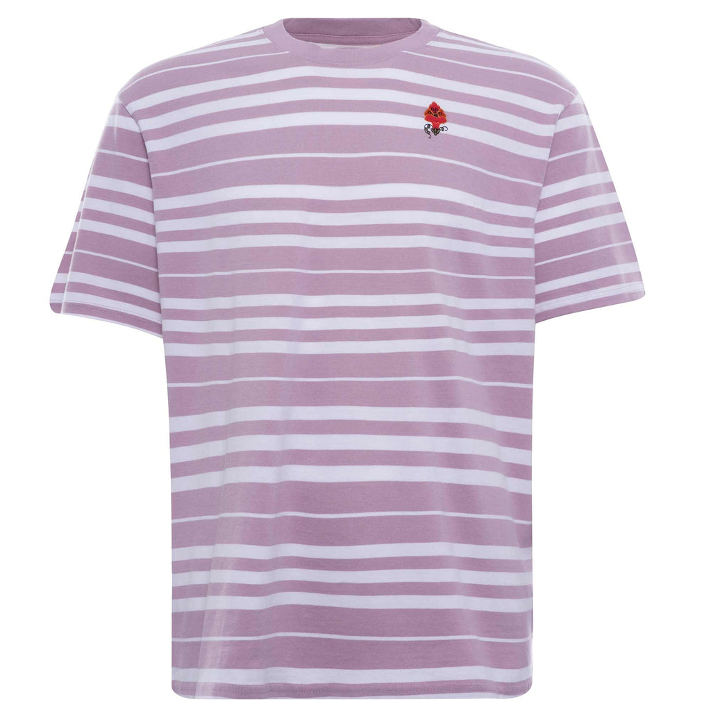 Stay Loose Tee - Lilac Stripe