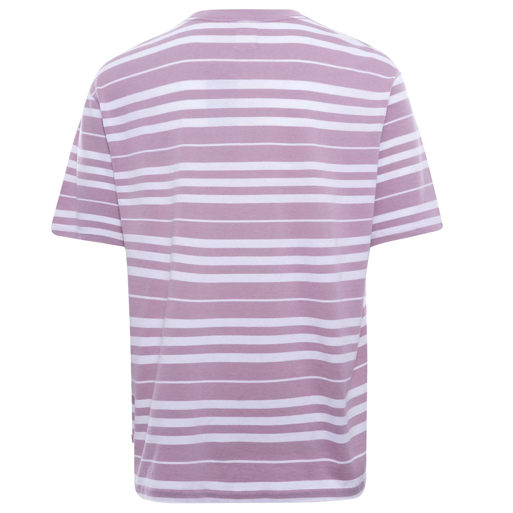 Stay Loose Tee - Lilac Stripe