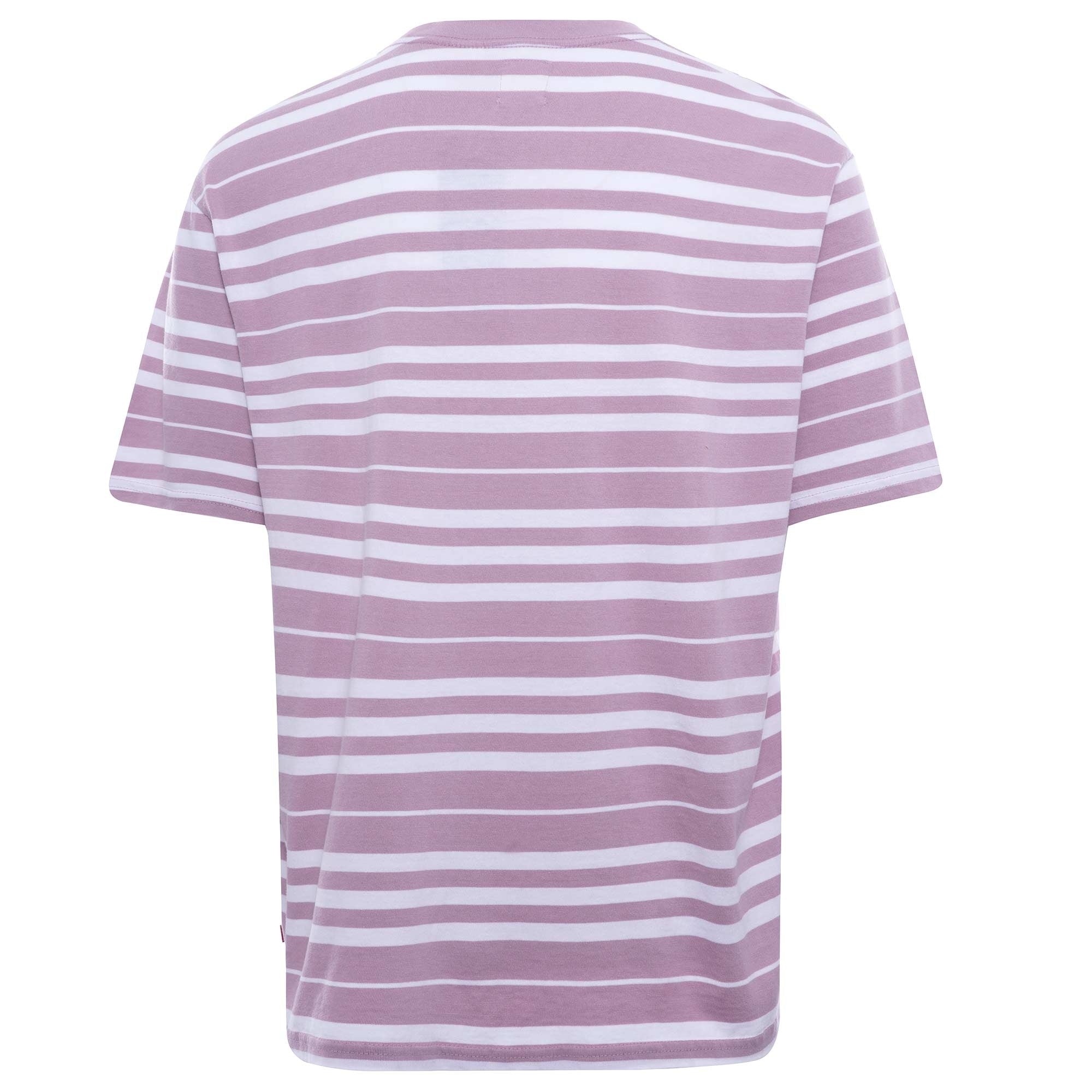 Stay Loose Tee - Lilac Stripe