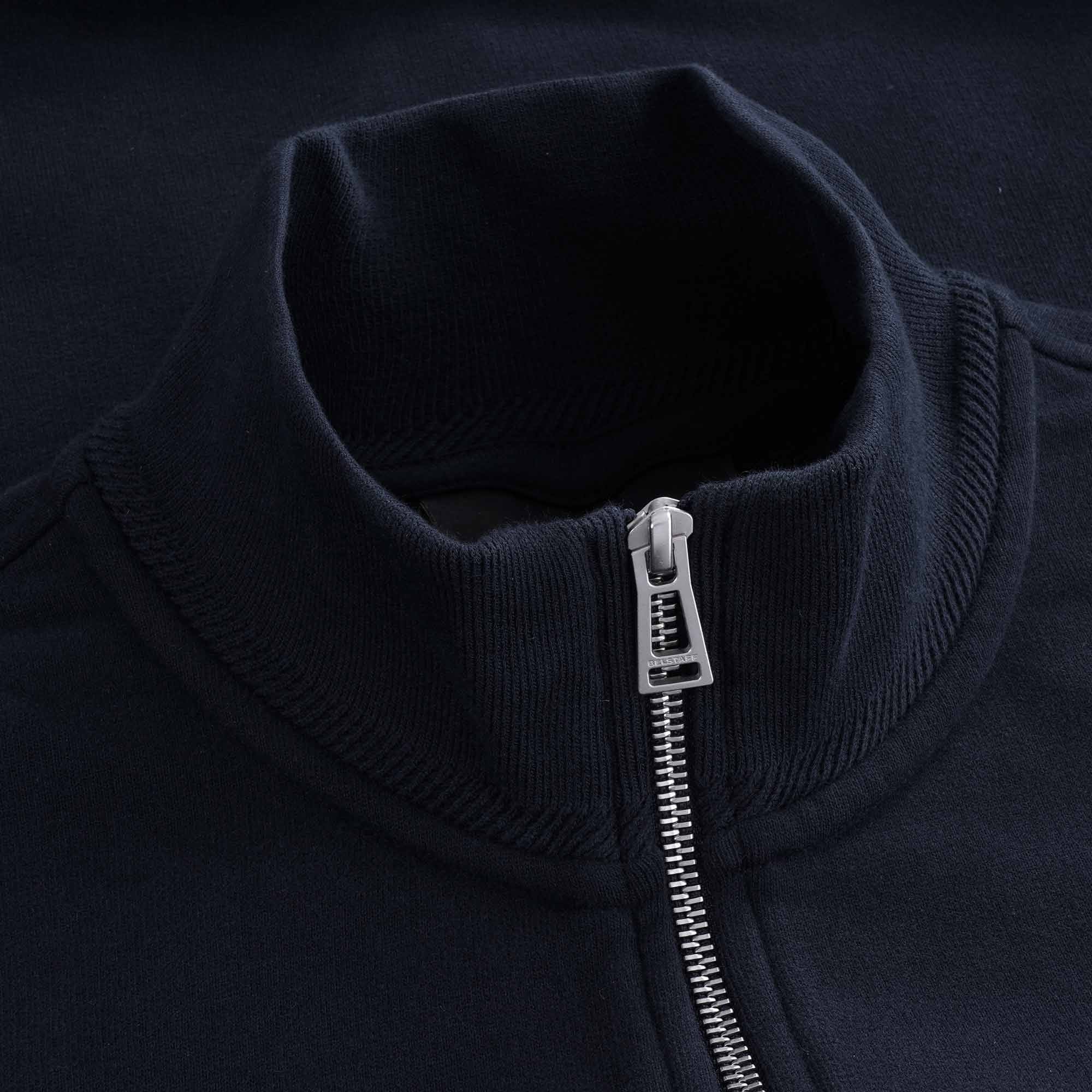 Zip Through Sweatshirt - Dark Ink