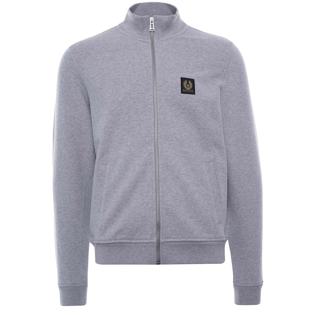 Zip Through Sweatshirt - Grey Melange