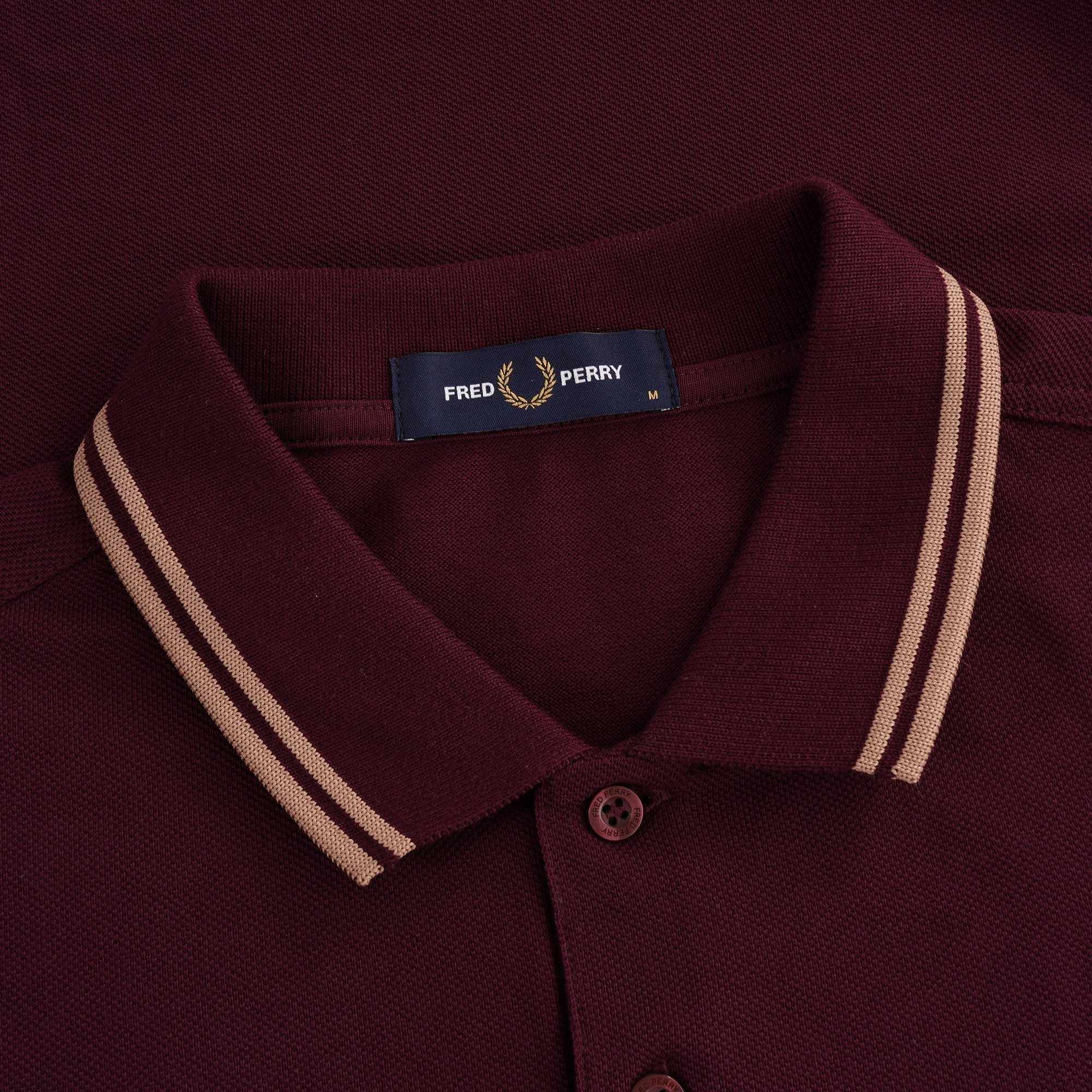 M3600 Twin Tipped Polo - Mahogany/Warm Stone