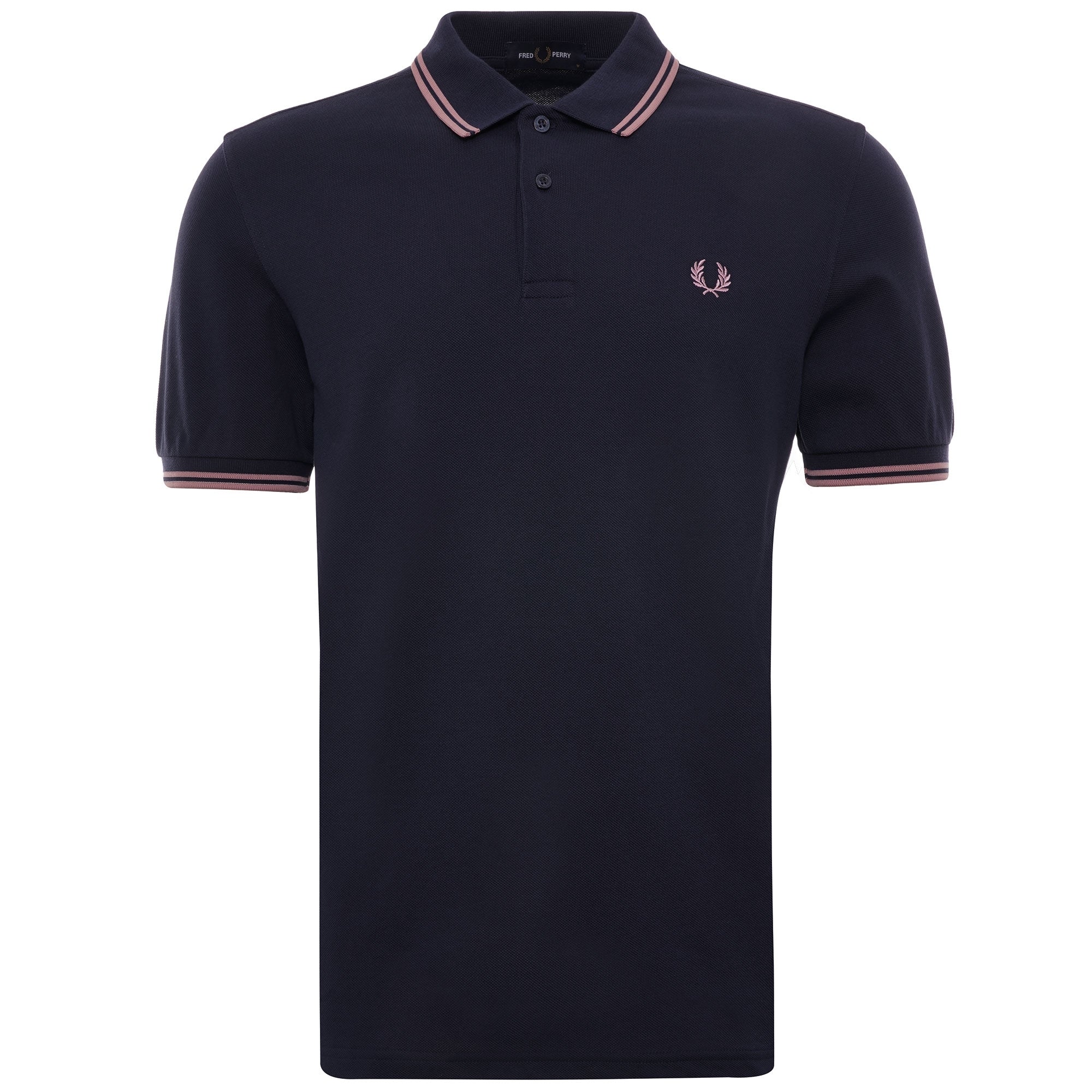 M3600 Twin Tipped Polo - Dark Carbon/ Chalky Pink