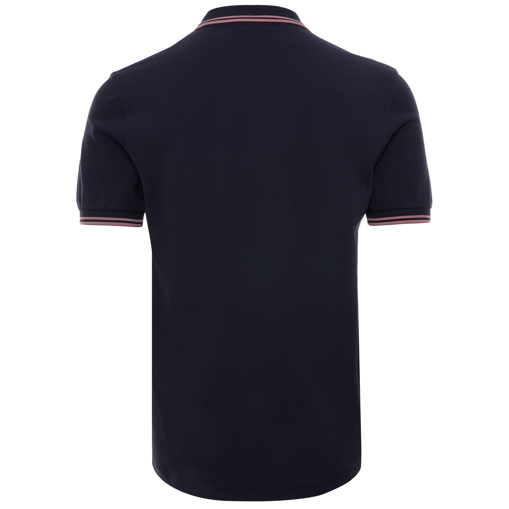 M3600 Twin Tipped Polo - Dark Carbon/ Chalky Pink