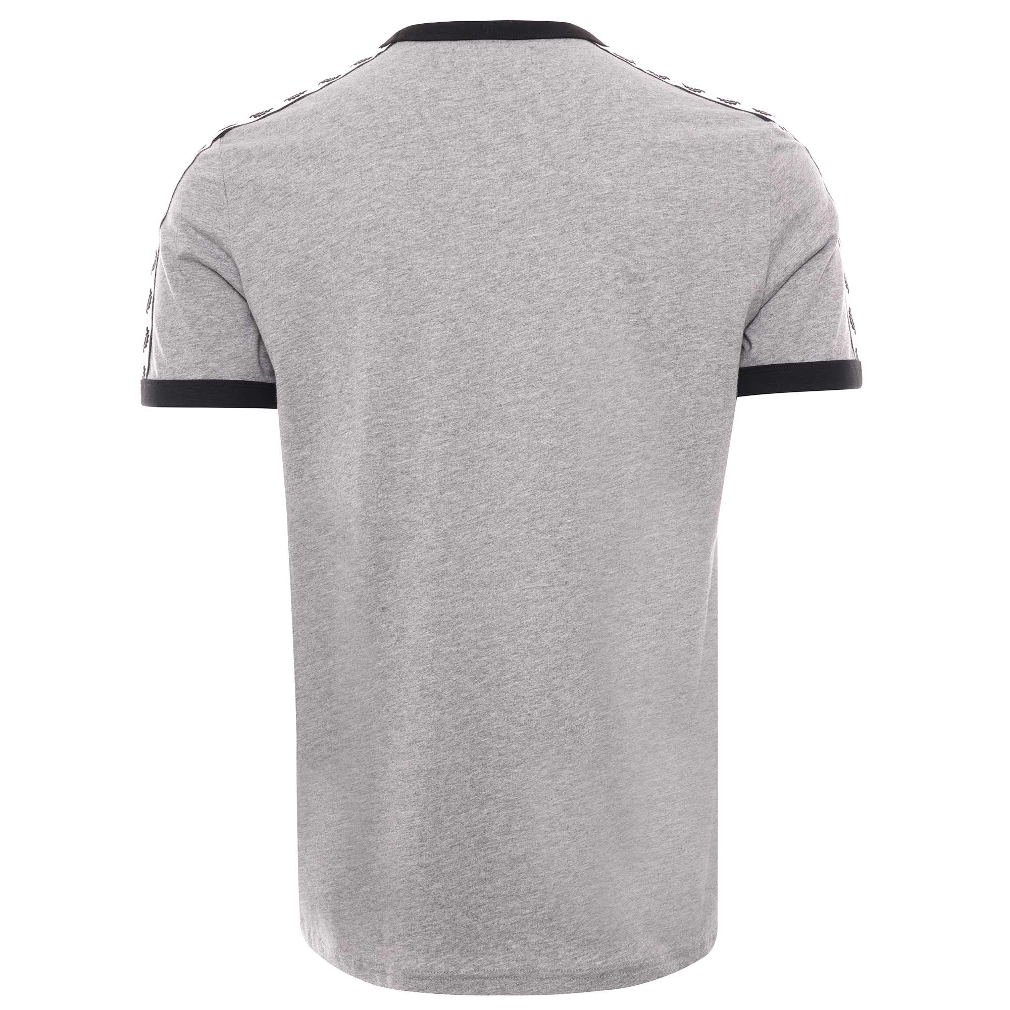 Taped Ringer T-Shirt - Steel Marl
