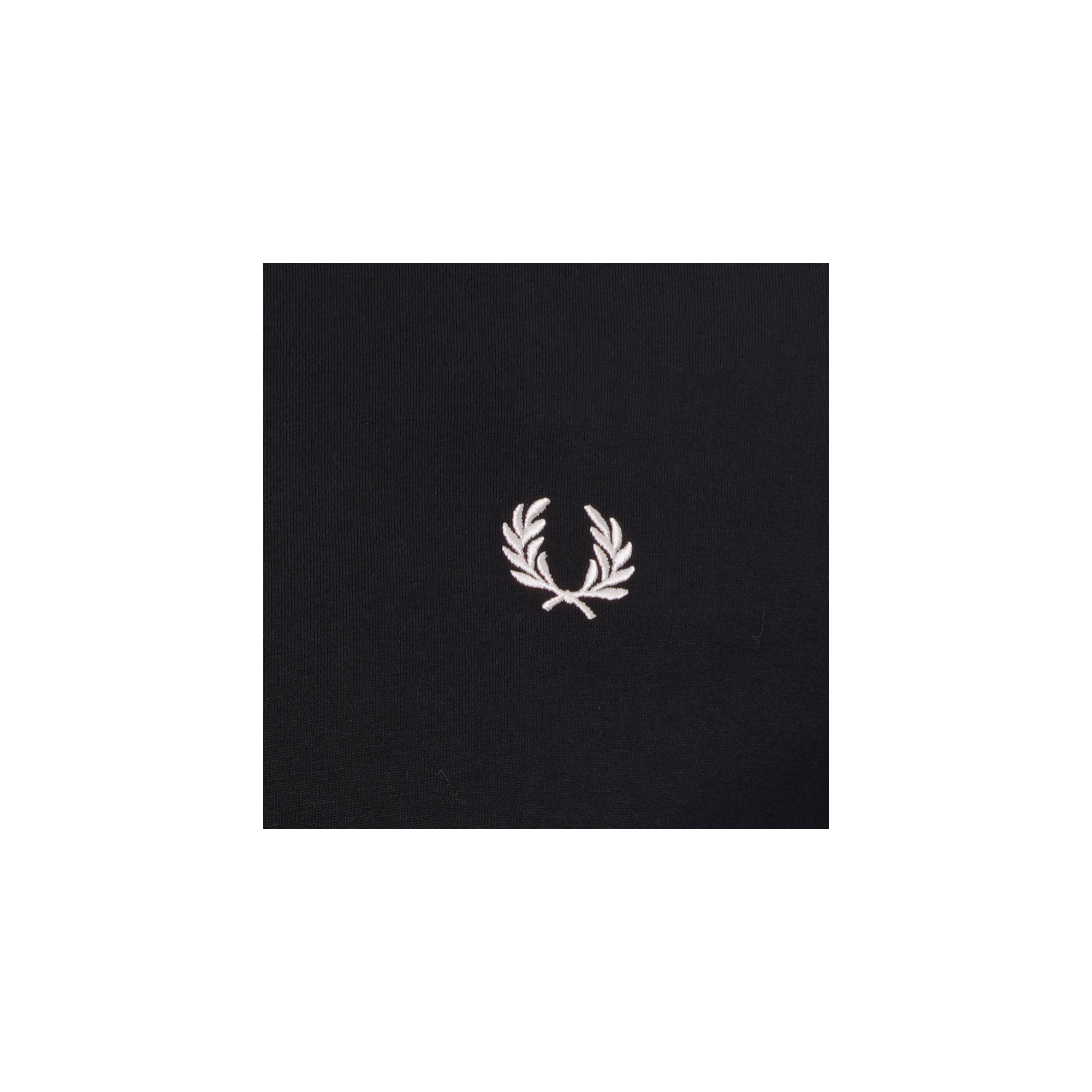 Taped Ringer T-Shirt - Black/Snow White