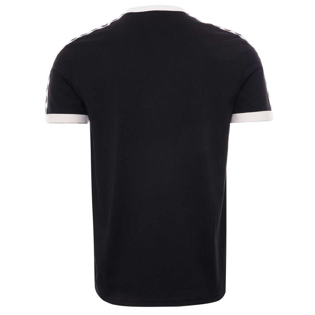 Taped Ringer T-Shirt - Black/Snow White