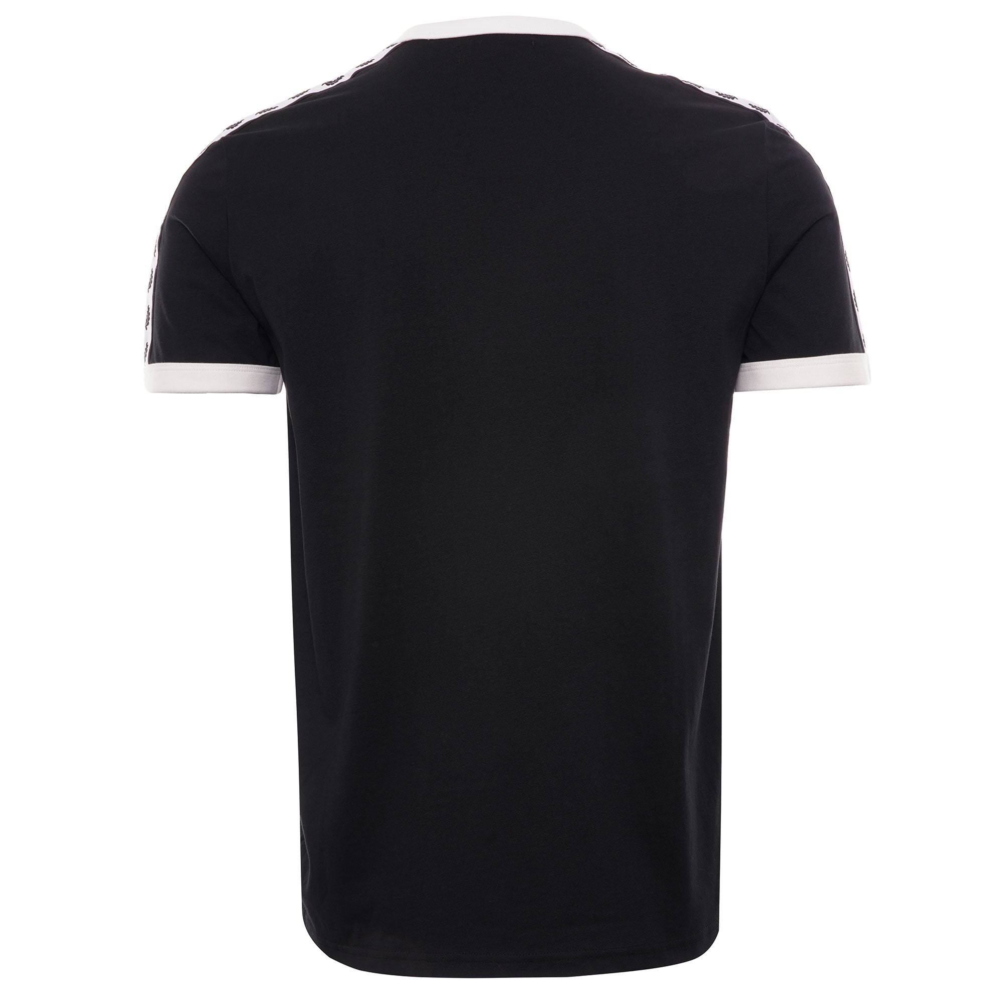 Taped Ringer T-Shirt - Black/Snow White
