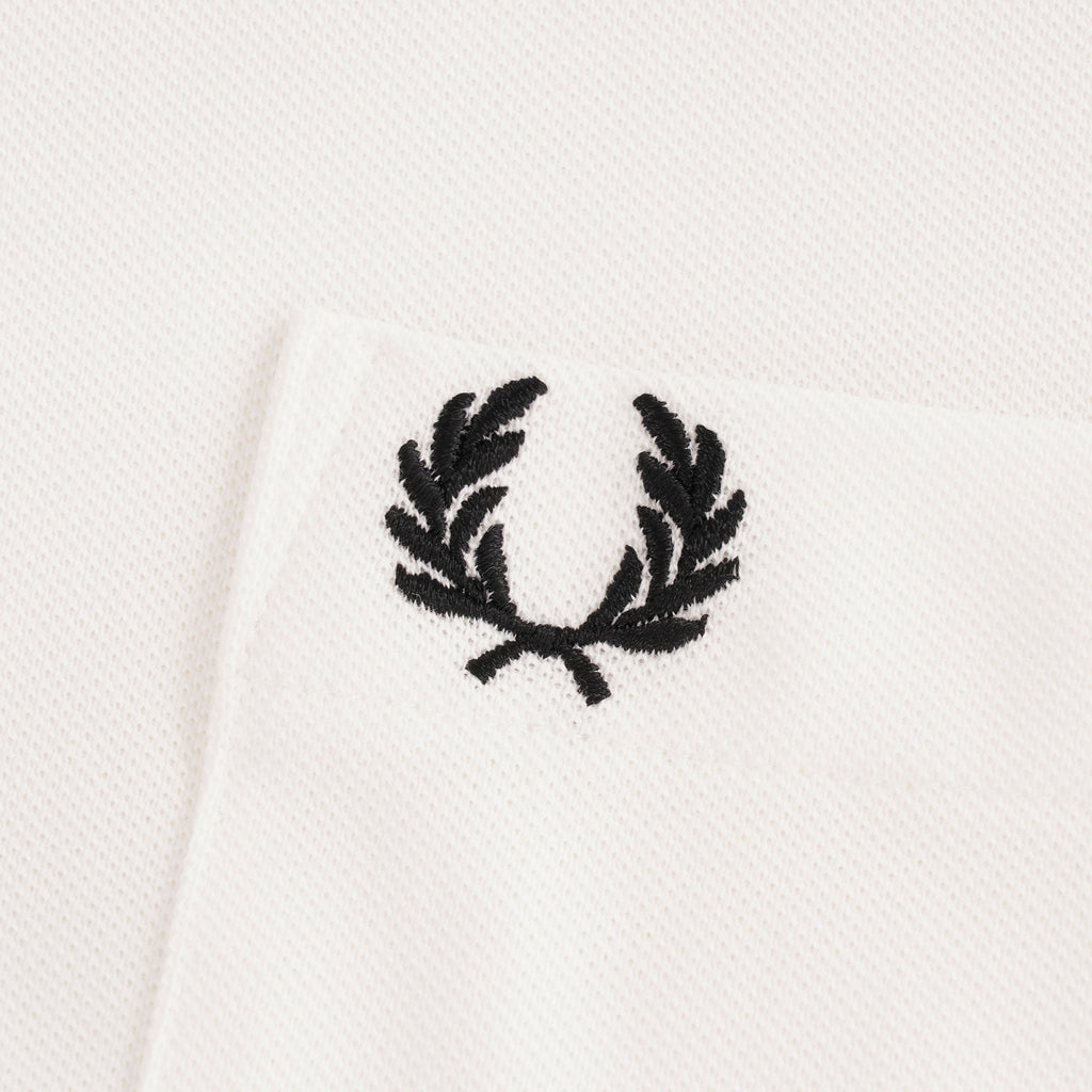 M16 Button Down Collar Polo Shirt - Snow White