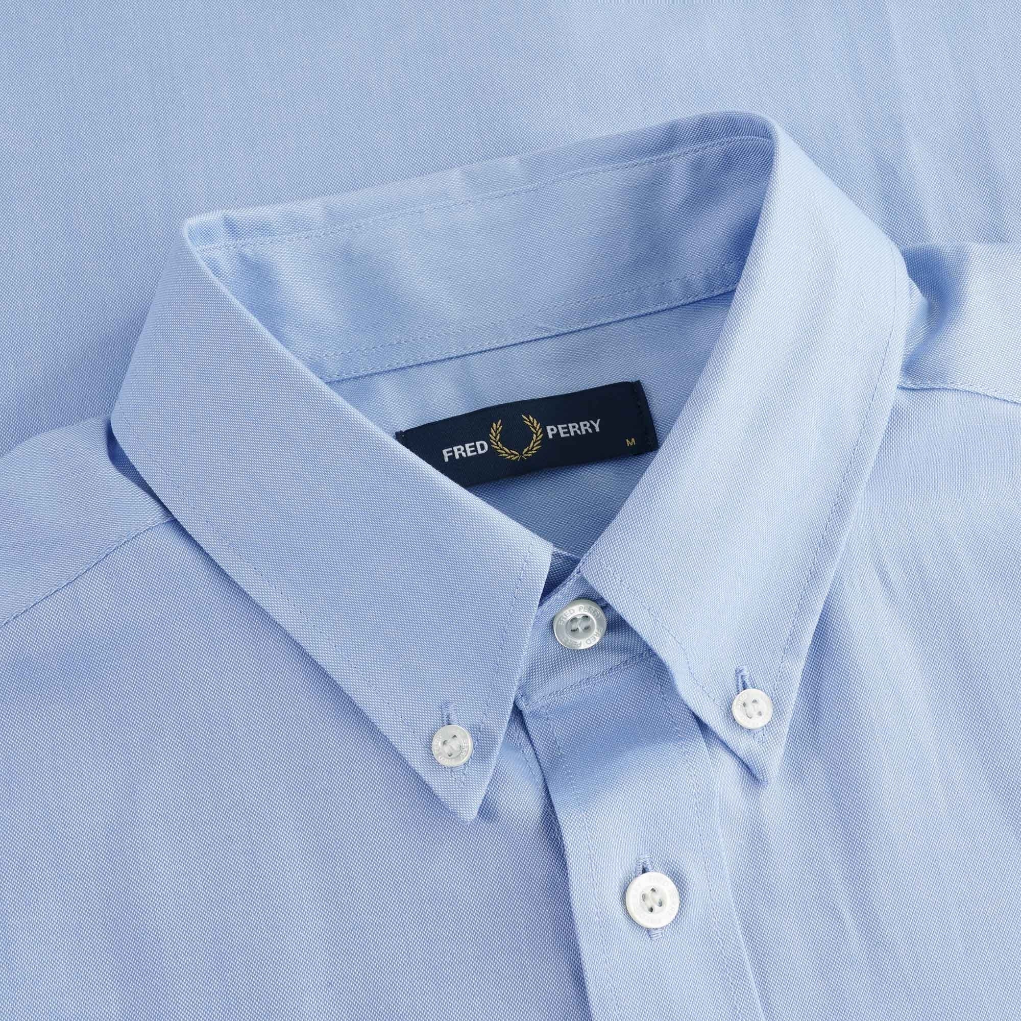 Short Sleeve Oxford Shirt - Light Smoke