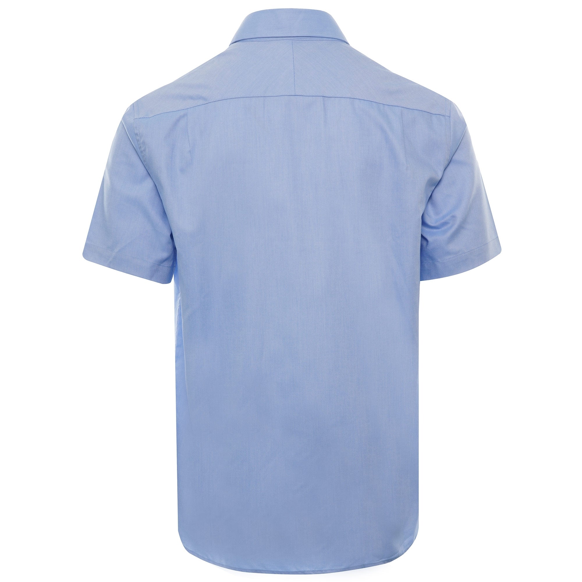 Short Sleeve Oxford Shirt - Light Smoke